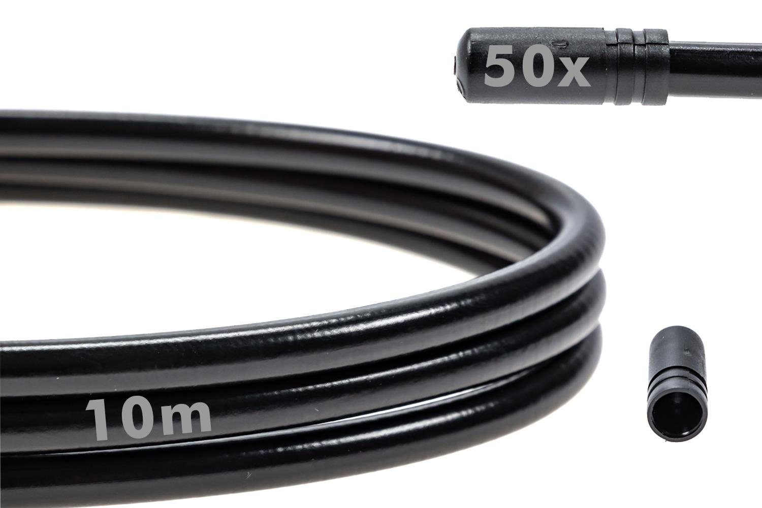 Shimano Schaltzug Set Promax Teflon Schaltzughülle 10 Meter 4mm Fahrrad Shimano Aussenhü