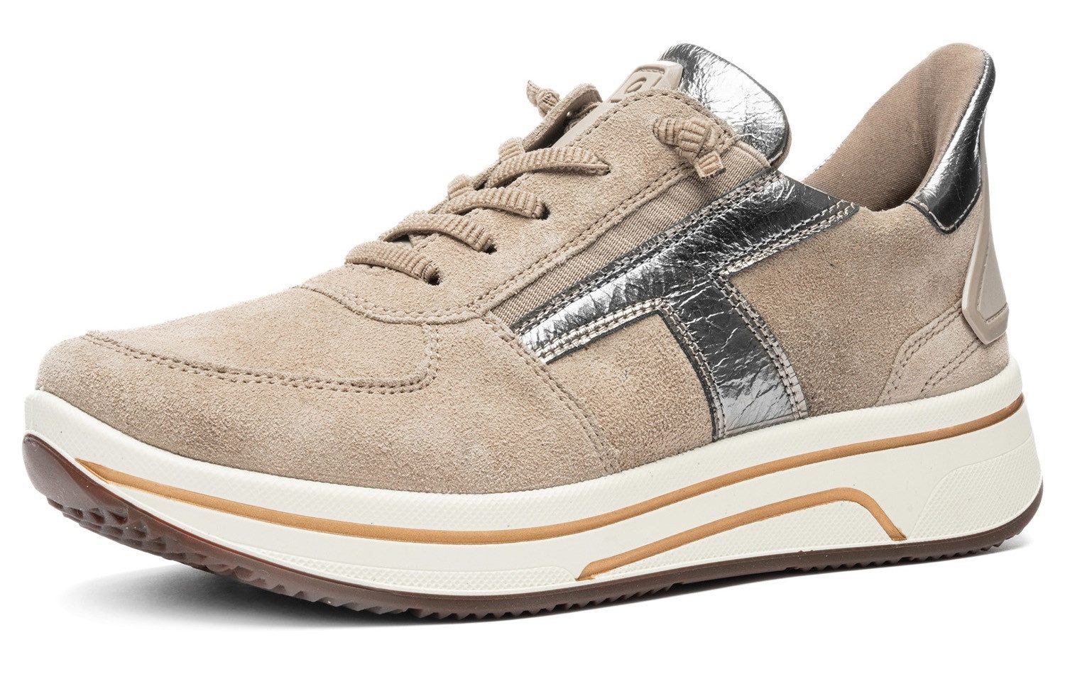 Ara SAPPORO Sneaker Plateausneaker, Schnürschuh in Komfortweite H (sehr weit)