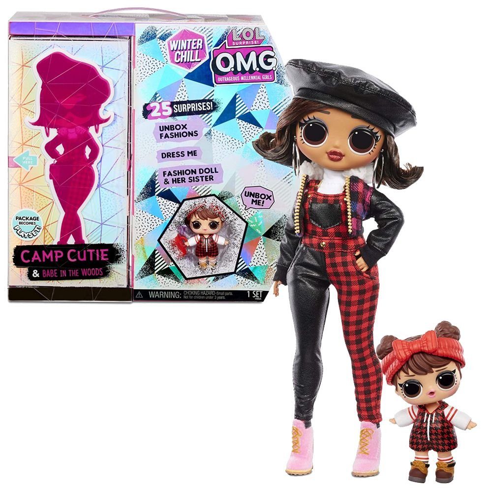 MGA ENTERTAINMENT Anziehpuppe Camp Cutie & Babe Woods Wonderland L.O.L. Surprise LOL Puppen