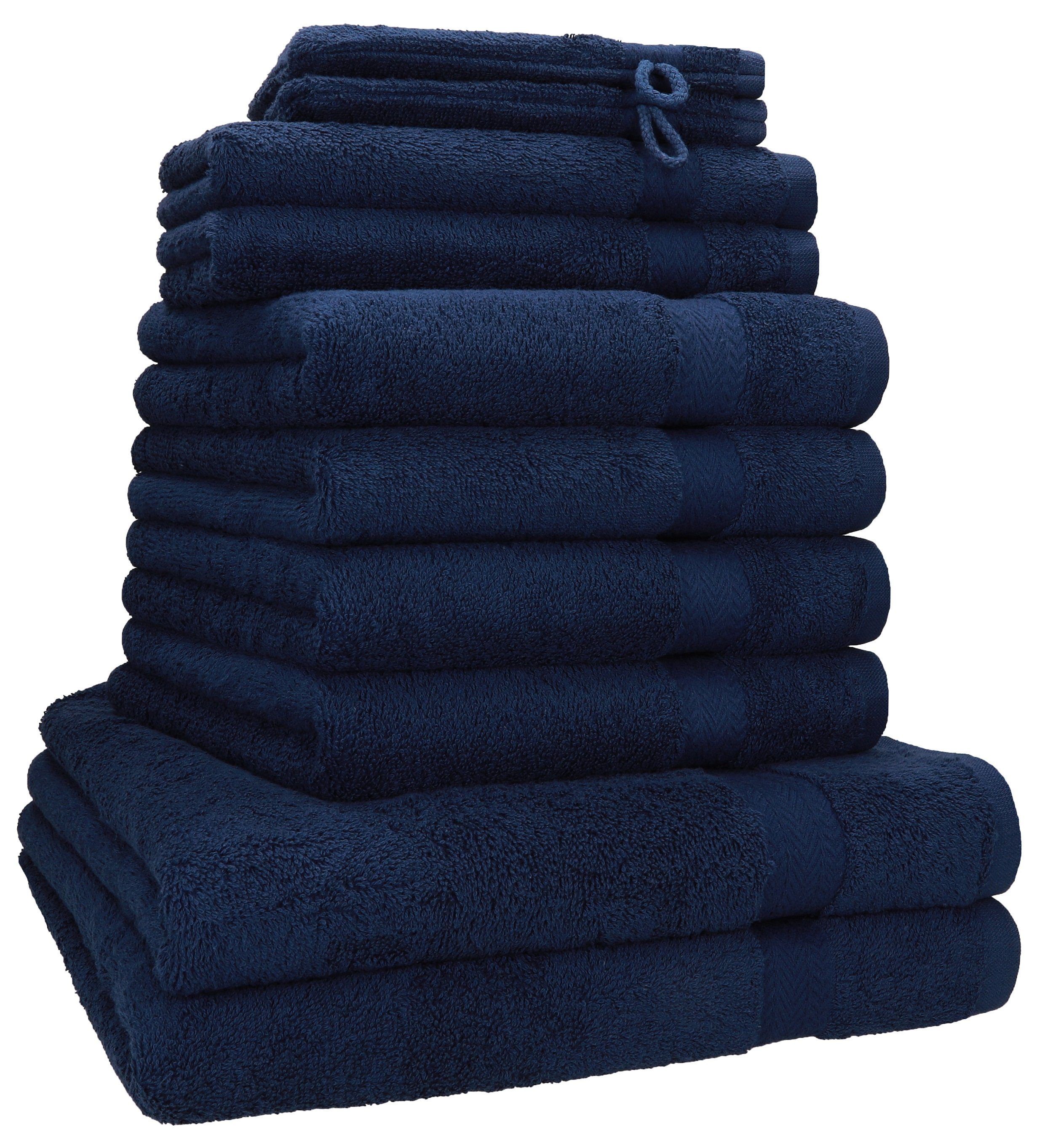 Betz Handtücher 10-teiliges Handtuch Set Premium, 100% Baumwolle (10-St), 4 Handtücher 50x100 cm, 2 Duschtücher 70x140 cm, 2 Gästetücher 30x50