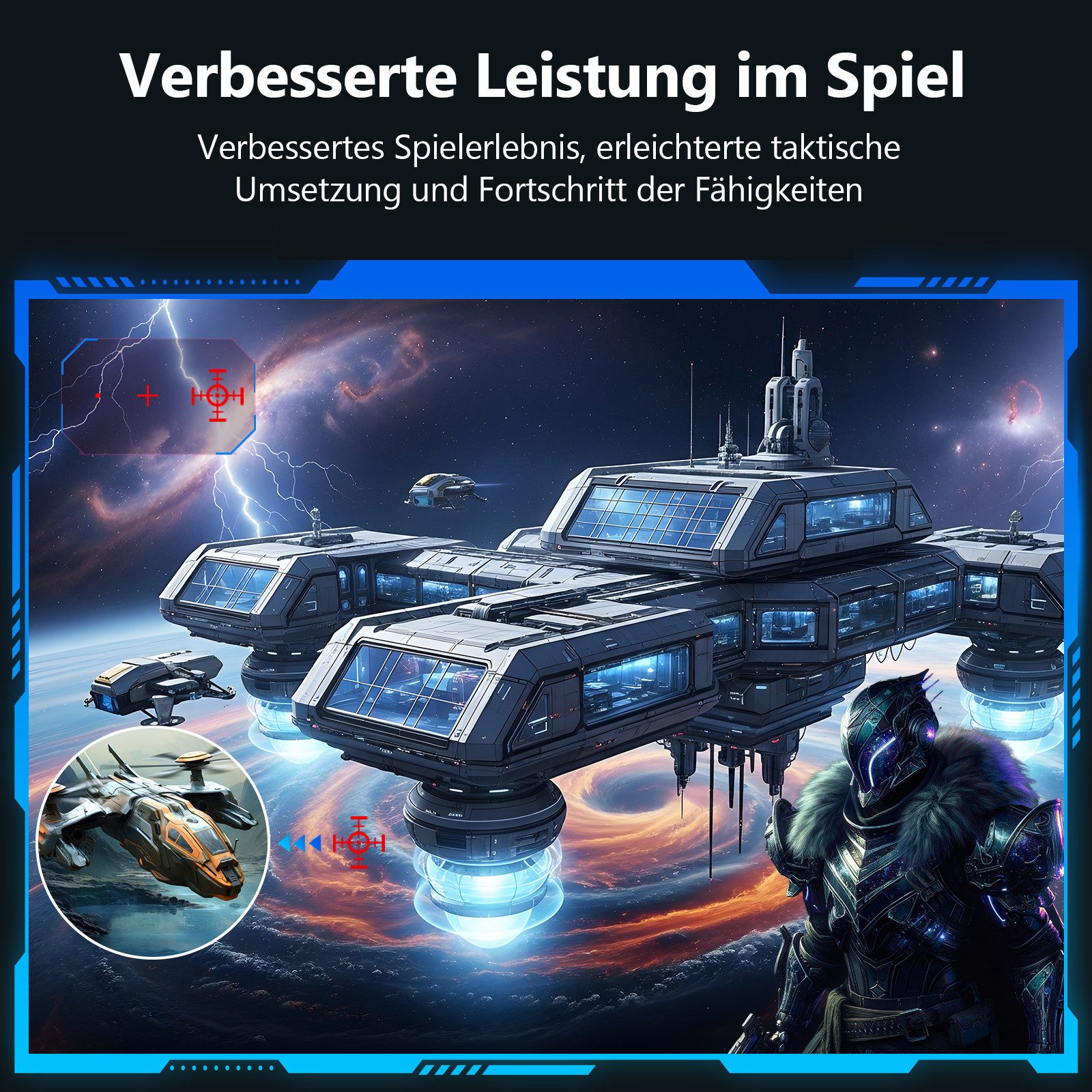 Z-EDGE 27" 144Hz 2K QHD 1440P IPS 1ms Gaming-Monitor (68,58 cm/27 ", 2560 × 1440 px, QHD (2K), 1 ms Reaktionszeit, 144 Hz, IPS, DP & HDMI‑Anschlüsse)