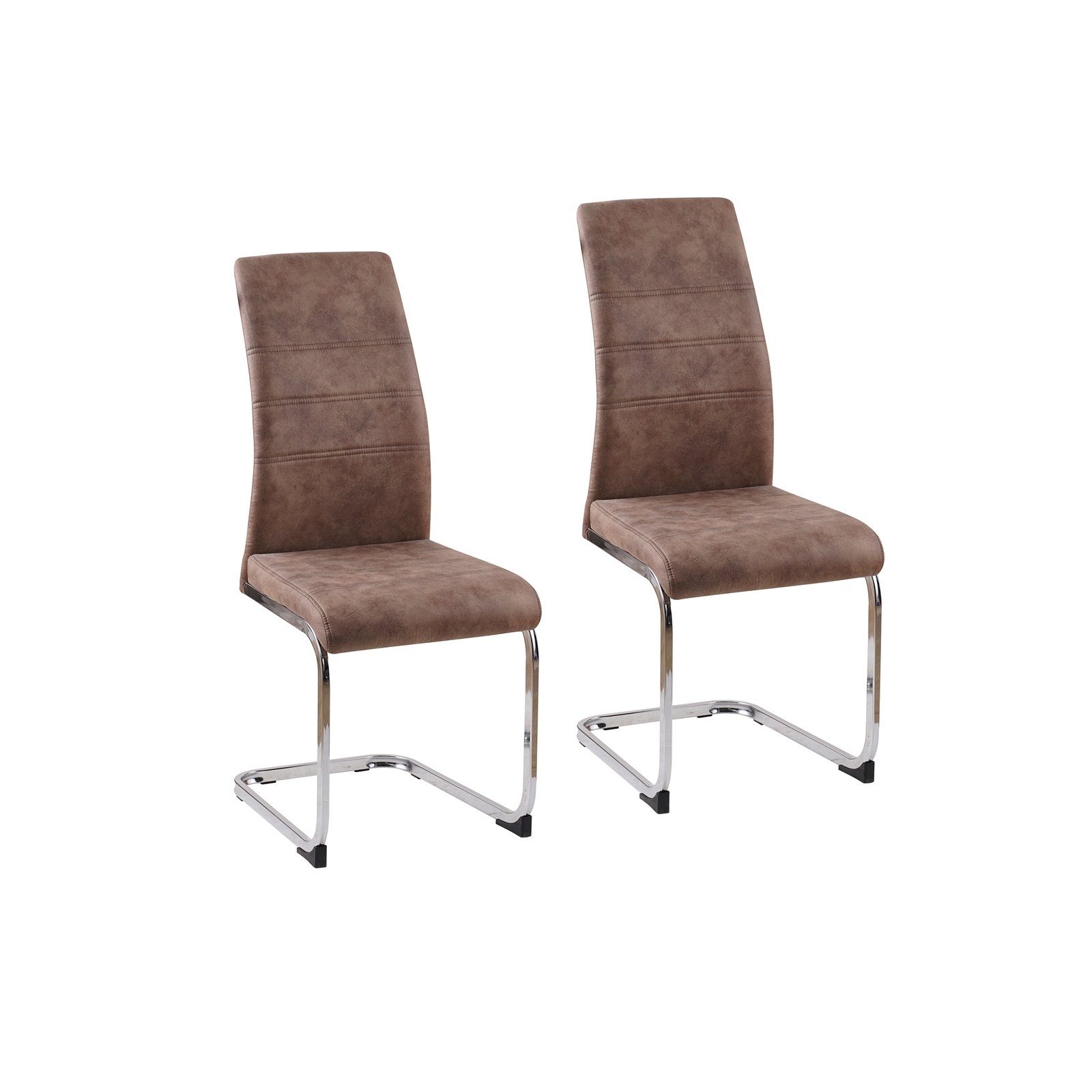 HTI-Living Freischwinger Schwingstuhl SallyC Braun (Set, 2 St), Freischwing günstig online kaufen