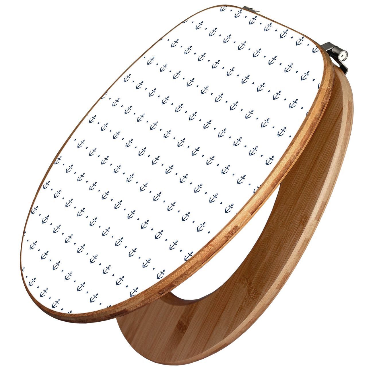 banjado WC-Sitz Bambus Motiv Kleine Anker günstig online kaufen