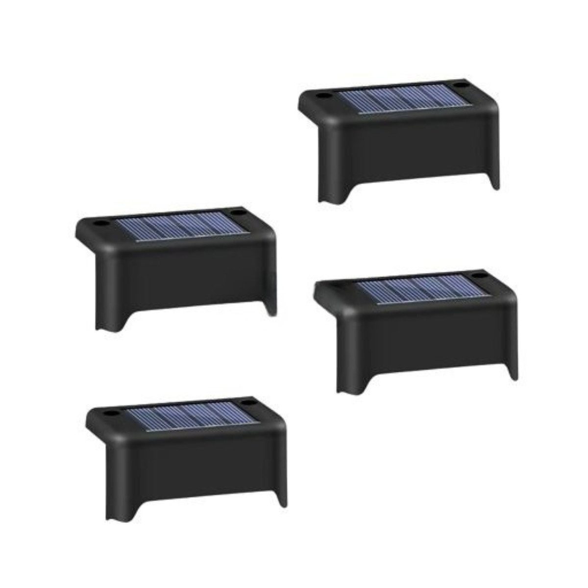 R2 Invest LED Solarleuchte 4er Set Warmweiß – Außenleuchten mit Dämmerungssensor IP44