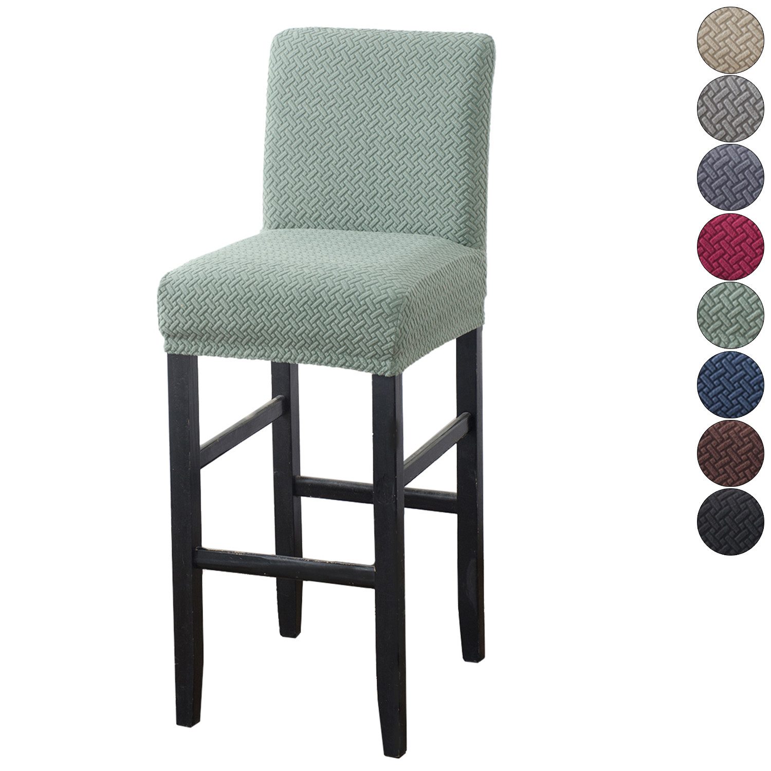 BTTO Stuhlhusse Barhocker Samt Stretch Stuhlbezug für Barhockerbezug günstig online kaufen