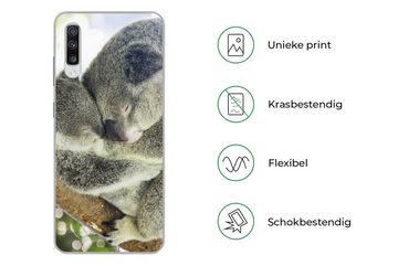 MuchoWow Handyhülle Koalas - Plüschtier - Tiere - Kinder - Jungen - Mädchen, Phone Case, Handyhülle Samsung Galaxy A70, Silikon, Schutzhülle