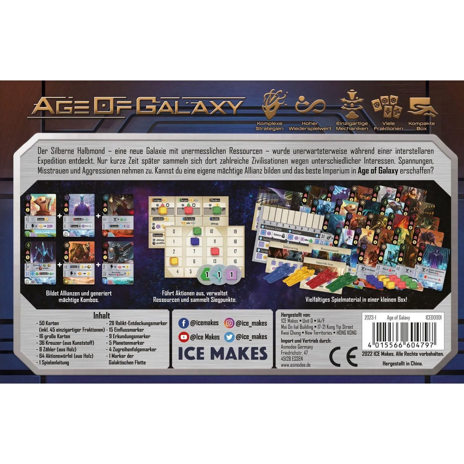 Asmodee Spiel Age of Galaxy
