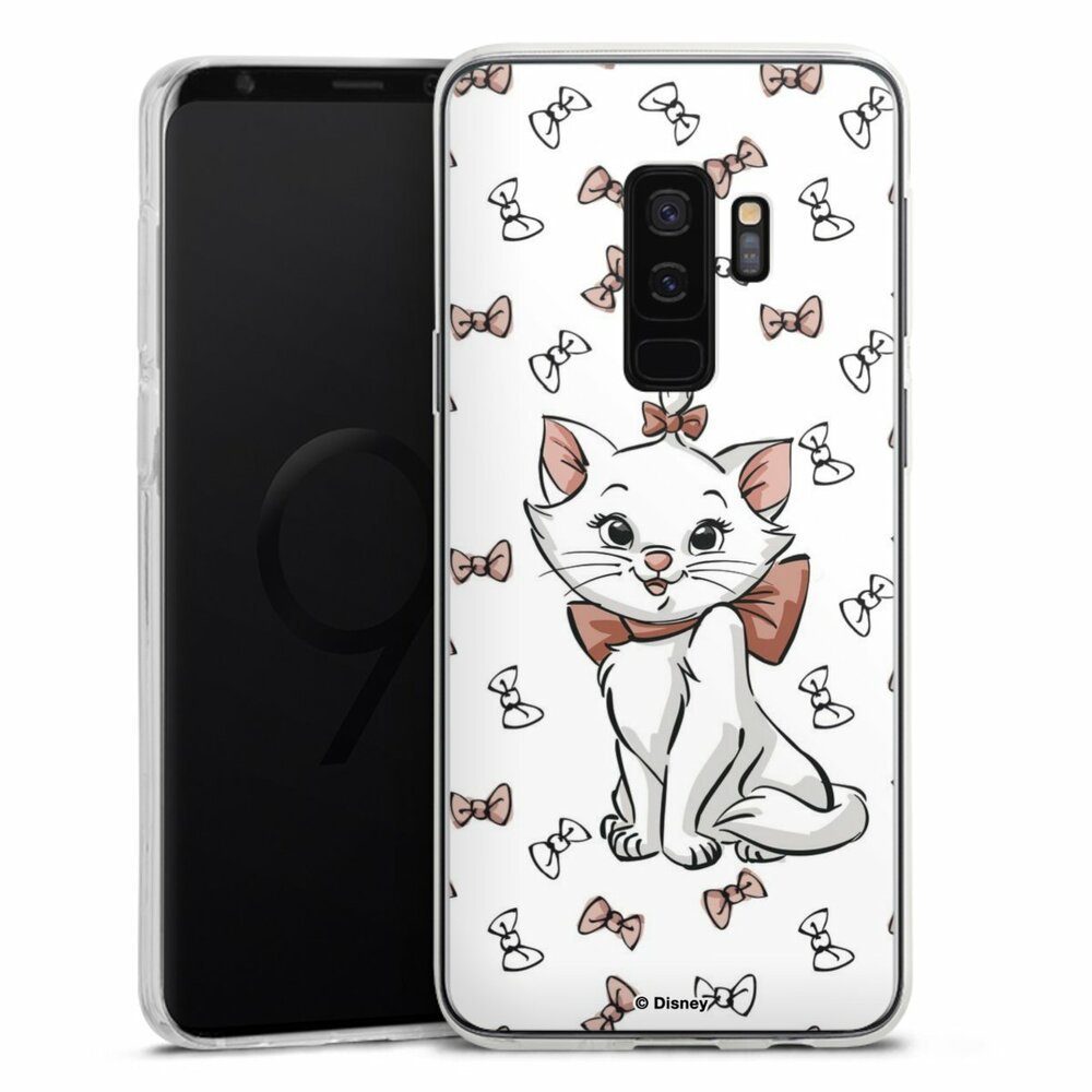 DeinDesign Handyhülle Aristocats Marie Disney Katze Marie Shy, Samsung Galaxy S9 Plus Silikon Hülle Bumper Case Handy Schutzhülle