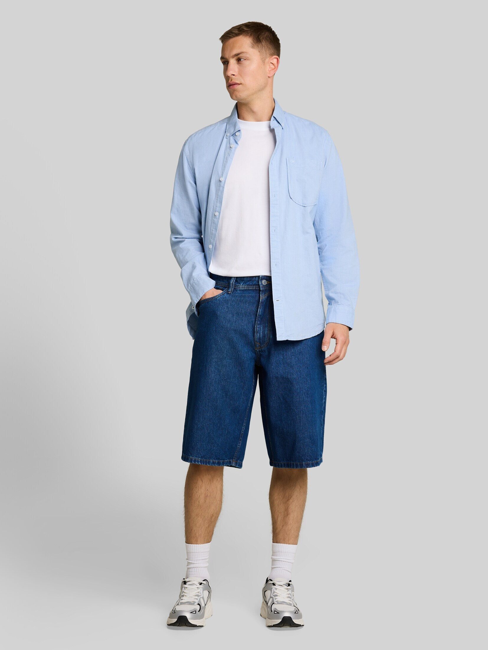 TOM TAILOR Denim Jeansshorts Jeanshosen TTWAYLEN RELAXED Jeans Shorts