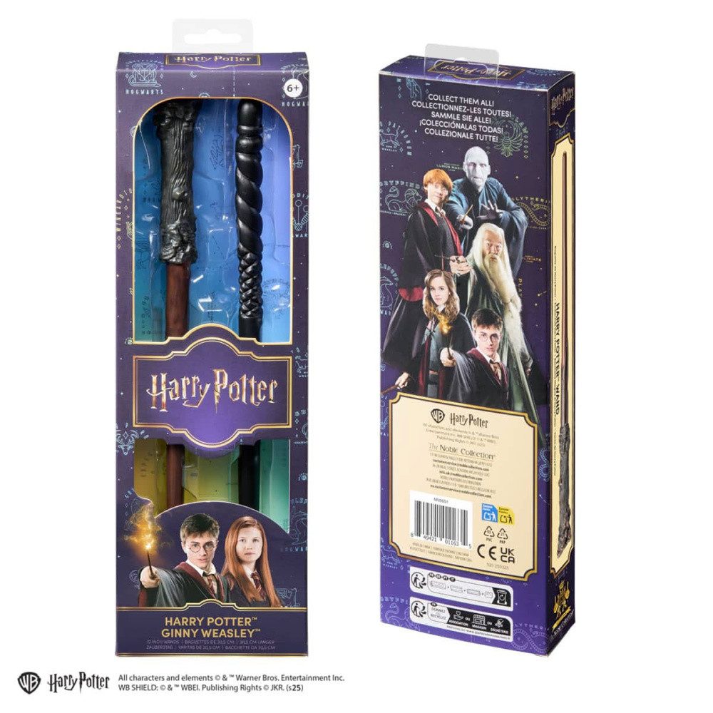 Noble Collection Zauberkasten Harry Potter Rollenspiel Doppelpack Zauberstäbe Harry Potter & Ginny W