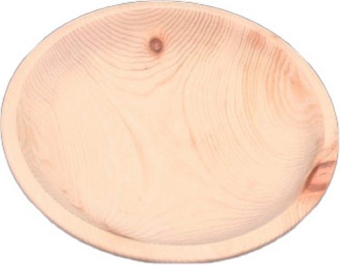 Pezzo D'oro Brotteller »Zirbenholzschale für Obst/Brot,100 % Zirbenholz,handgedrechselt 33cm Durchmesser«