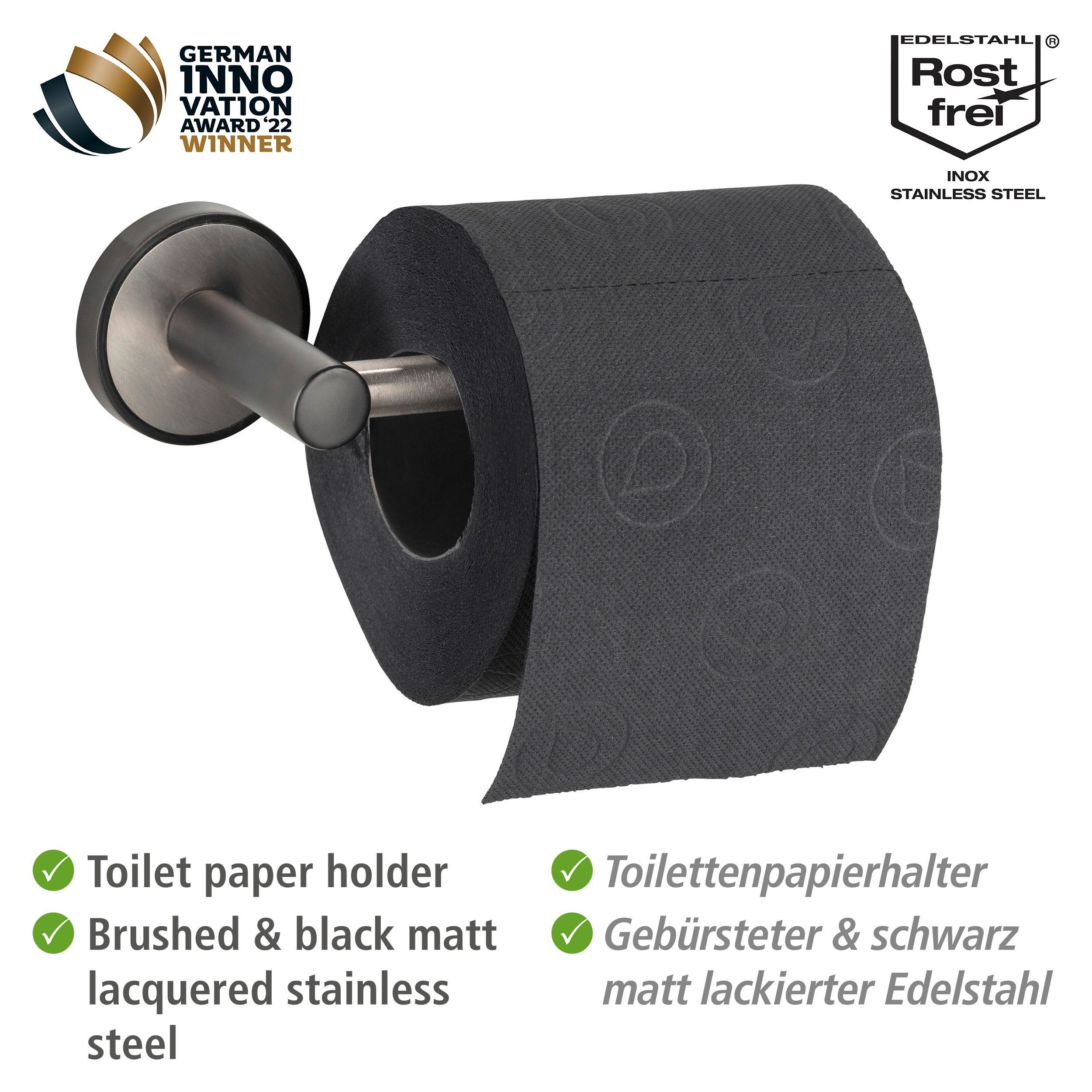 WENKO Toilettenpapierhalter UV-Loc® Befestigen ohne Bohren Udine