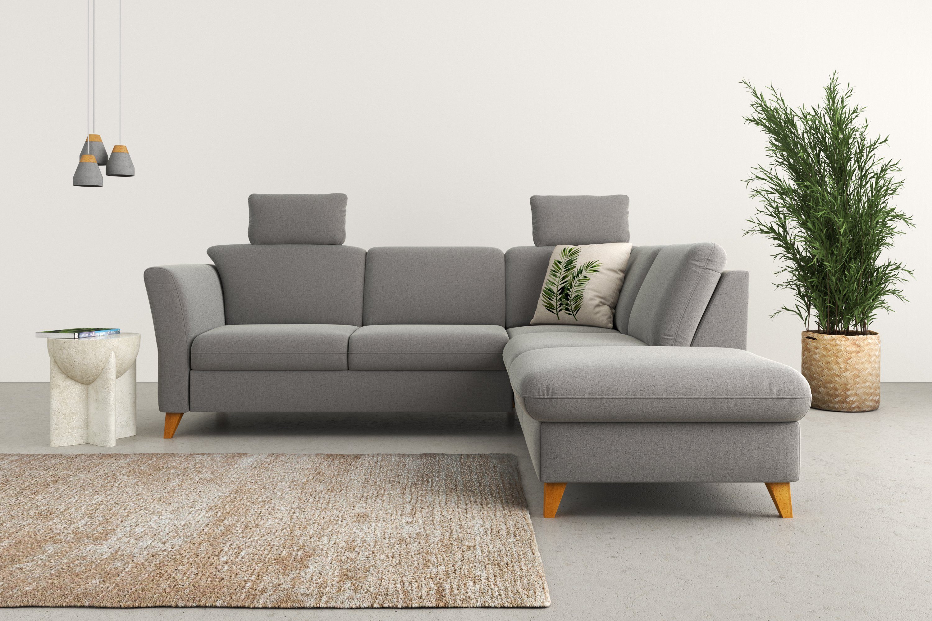 Home affaire Ecksofa Trelleborg L-Form, Federkern-Polsterung, günstig online kaufen