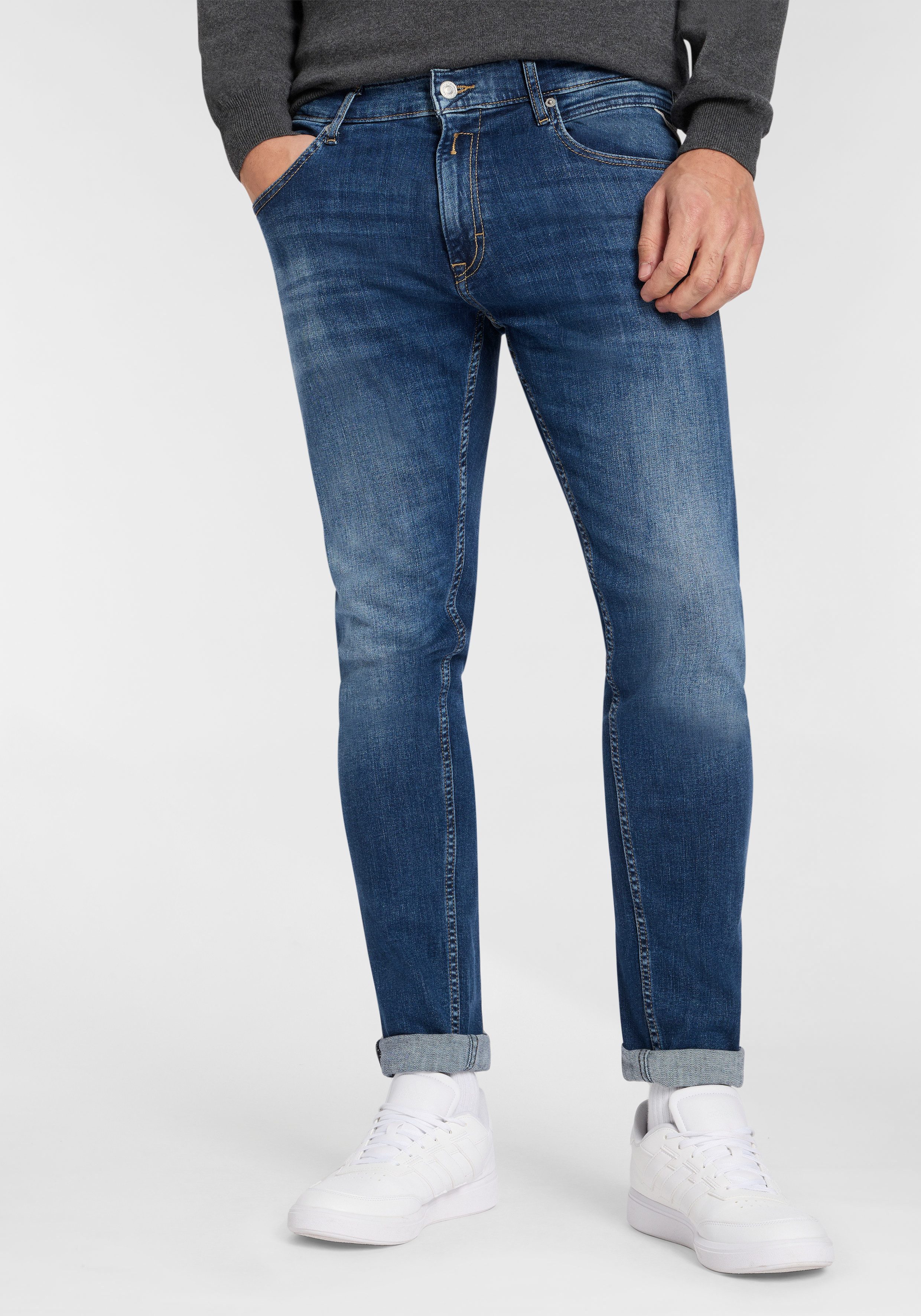 Replay Slim-fit-Jeans MICKYM Tapered, 5-Pocket-Stil