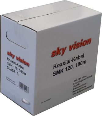 Sky Vision SMK-120, Koaxialkabelring, Abrollvorrichtung SAT-Kabel, 4-fach Geschirmt 120 dB