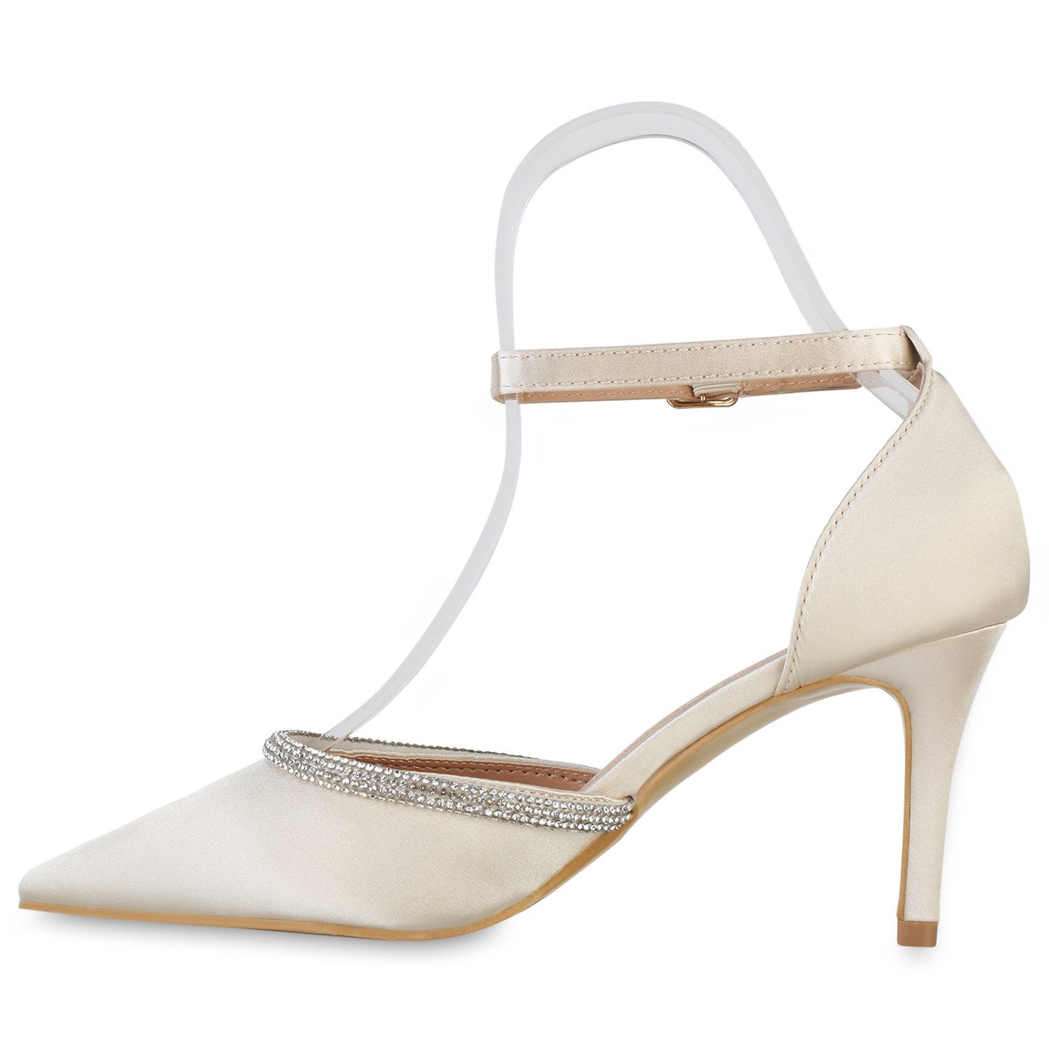 Pumps Beige Bequeme VAN HILL 839895 Schuhe