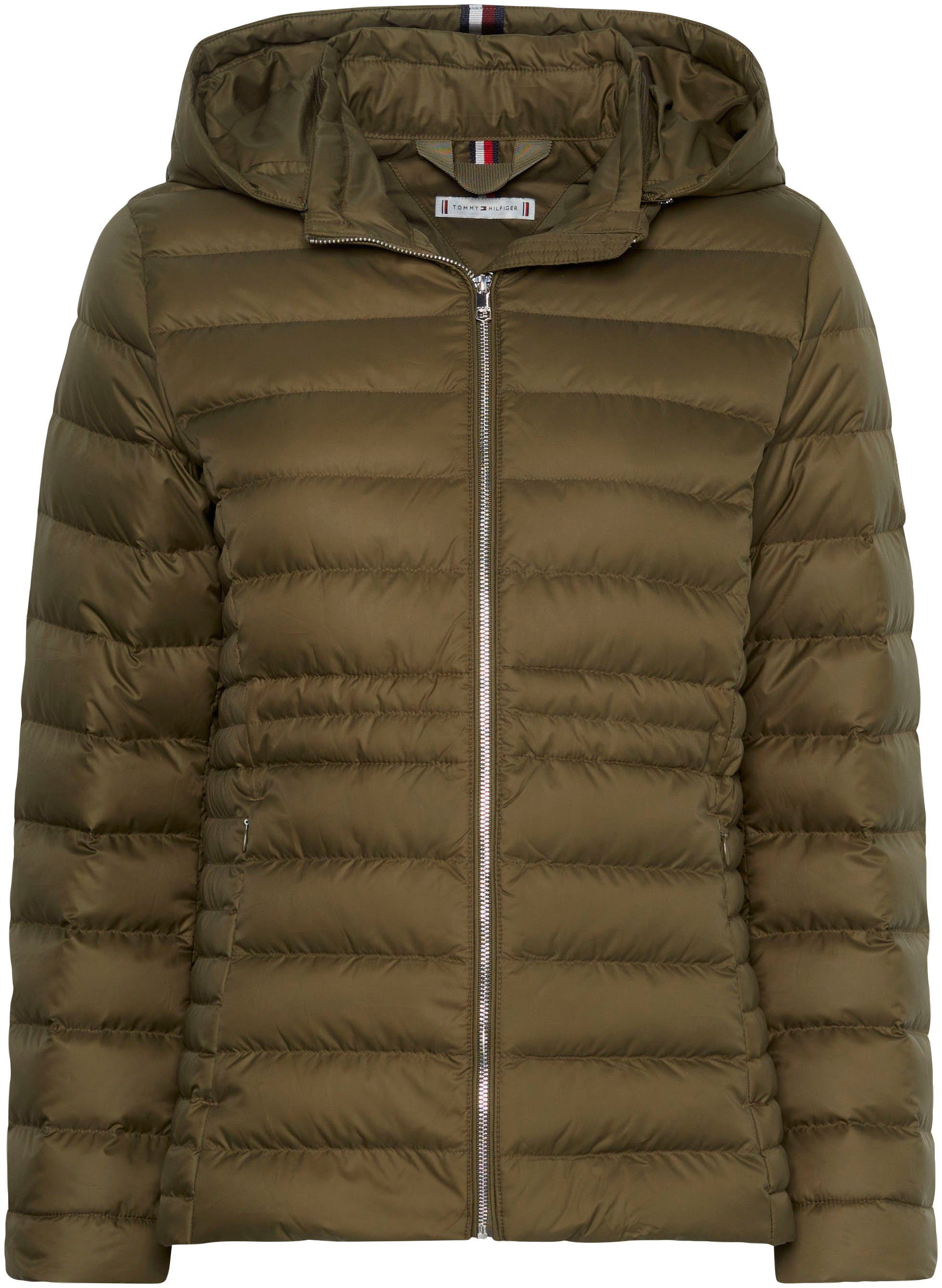 Tommy Hilfiger Daunenjacke FEMININE LW DOWN JACKET mit Tommy Hilfiger Markenlabel