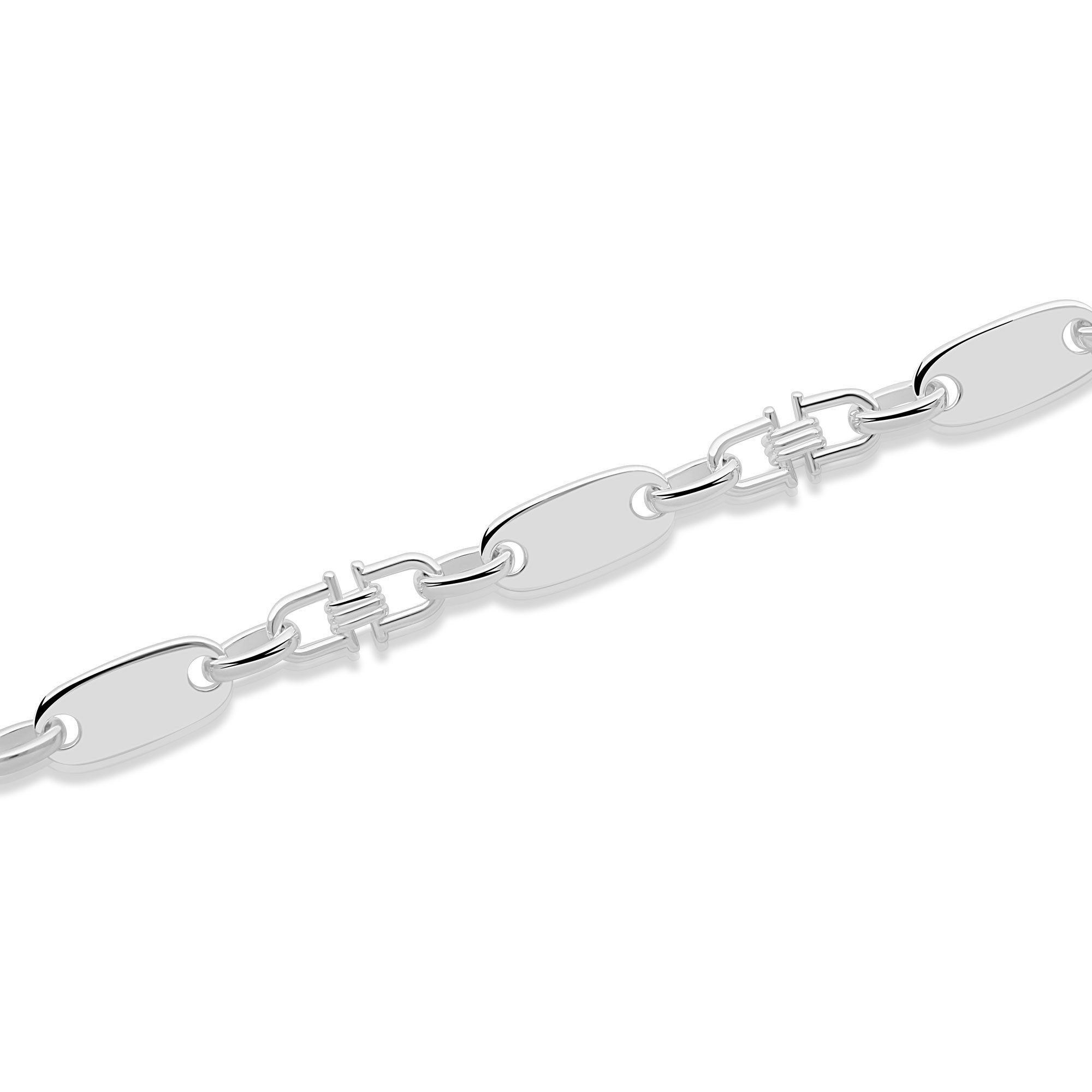 Tony Fein Silberarmband Plattenarmband 8mm 925er günstig online kaufen