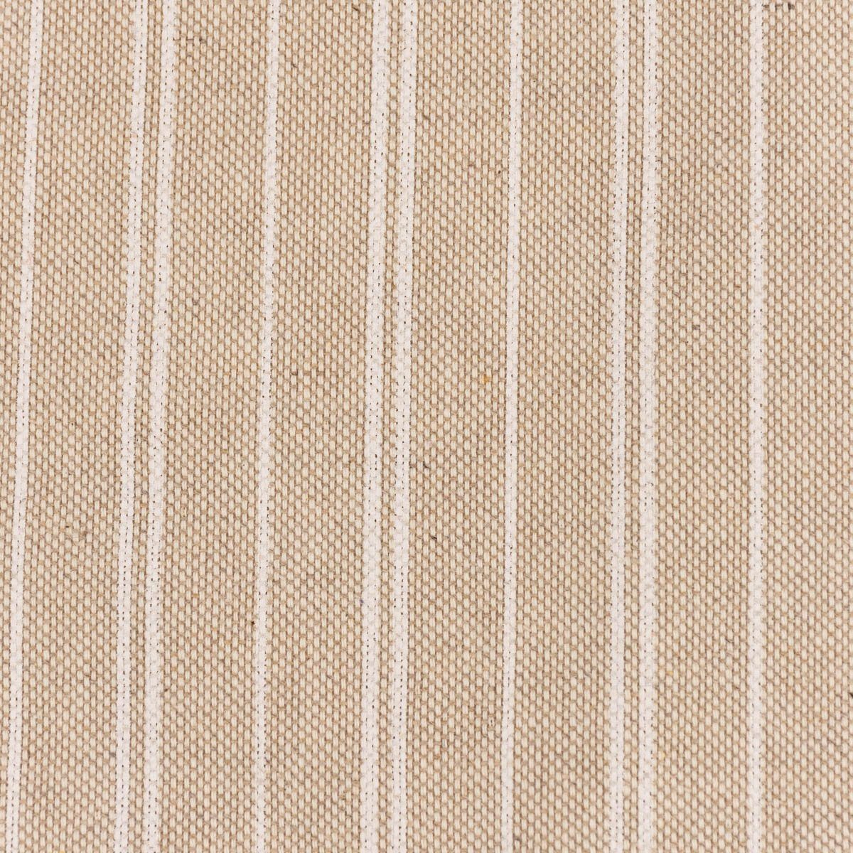 SCHÖNER LEBEN. Stoff Dekostoff Leinenlook Basic Stripe Streifen natur weiß 1,40m Breite, atmungsaktiv