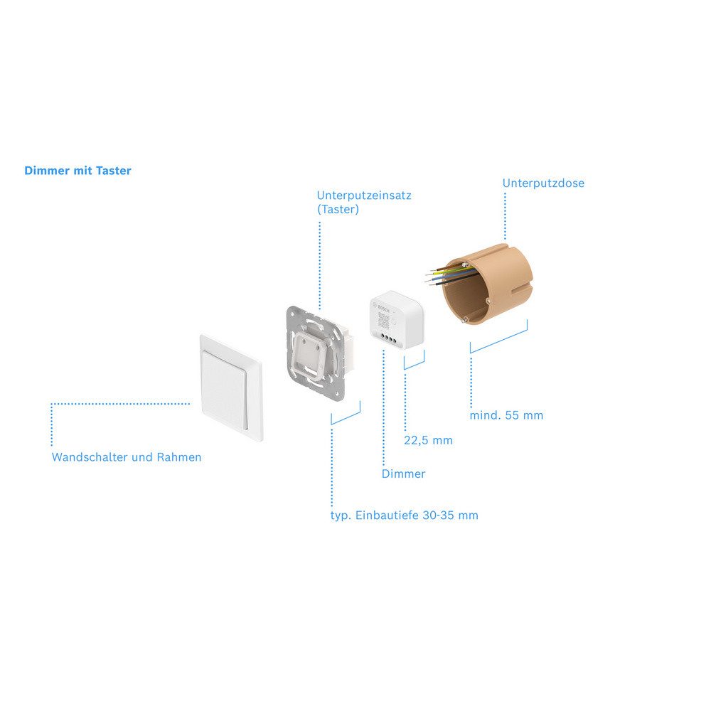 BOSCH 8750002834 Bosch Smart Home Wandschalter Smart-Home Starter-Set