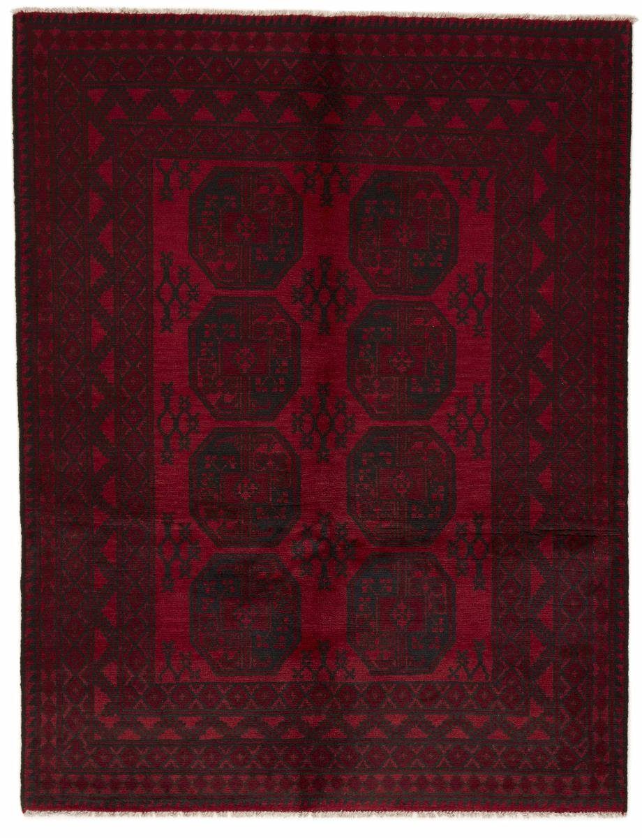 Orientteppich Afghan Akhche 150x196 Handgeknüpfter Orientteppich, Nain Trading, rechteckig, Höhe: 6 mm