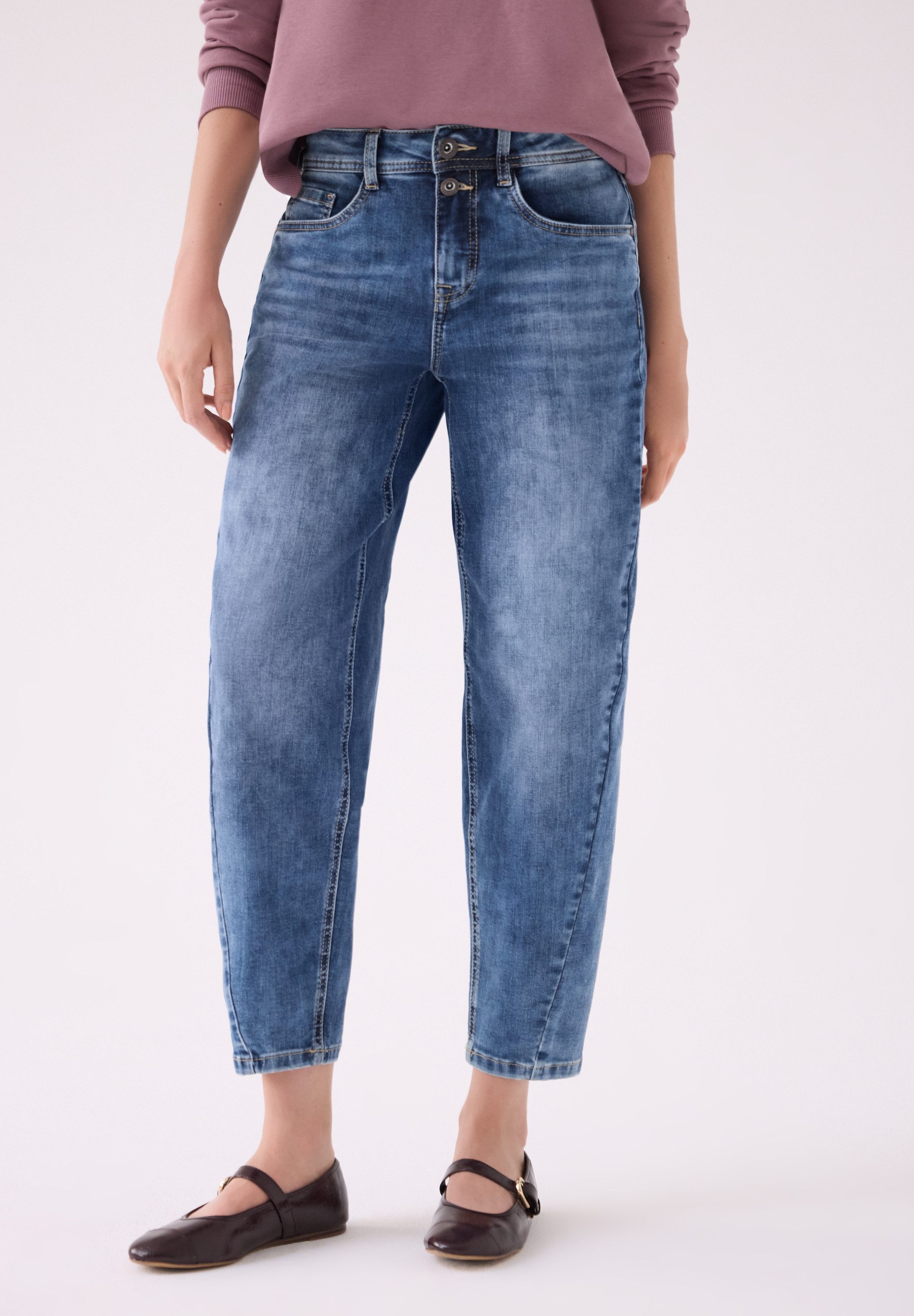 STREET ONE STUDIO Loose-fit-Jeans High Waist – Bild 2 von 5