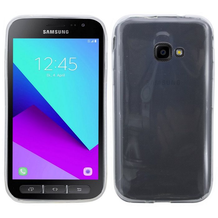 cofi1453 Handyhülle Silikon Hülle für Samsung Galaxy X Cover 4S Case Cover Schutzhülle Bumper