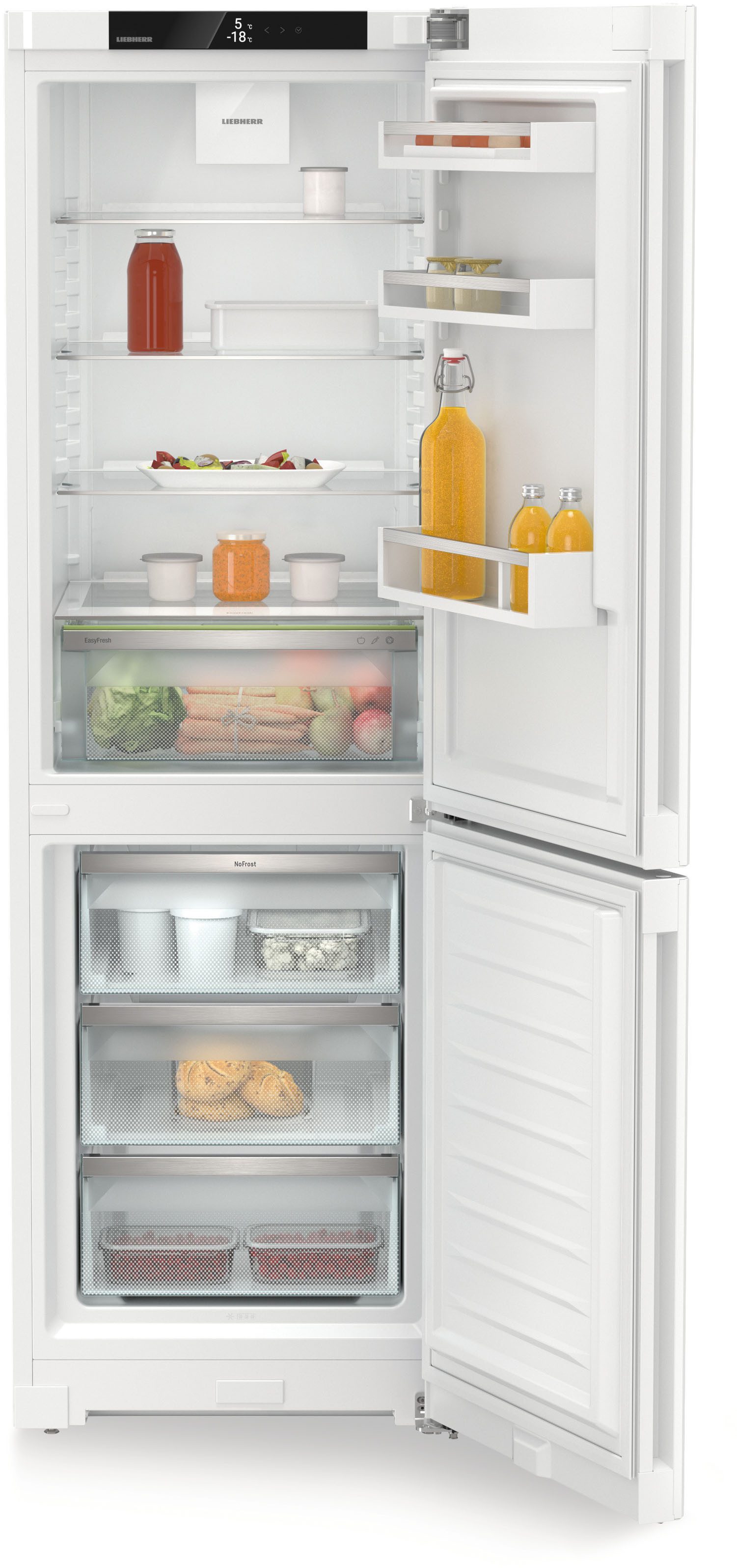 Liebherr Kühl-/Gefrierkombination Pure KGN 52Vb03_091866651, 185,5 cm hoch, 59,7 cm breit, 10 Jahre Herstellergarantie inkl.