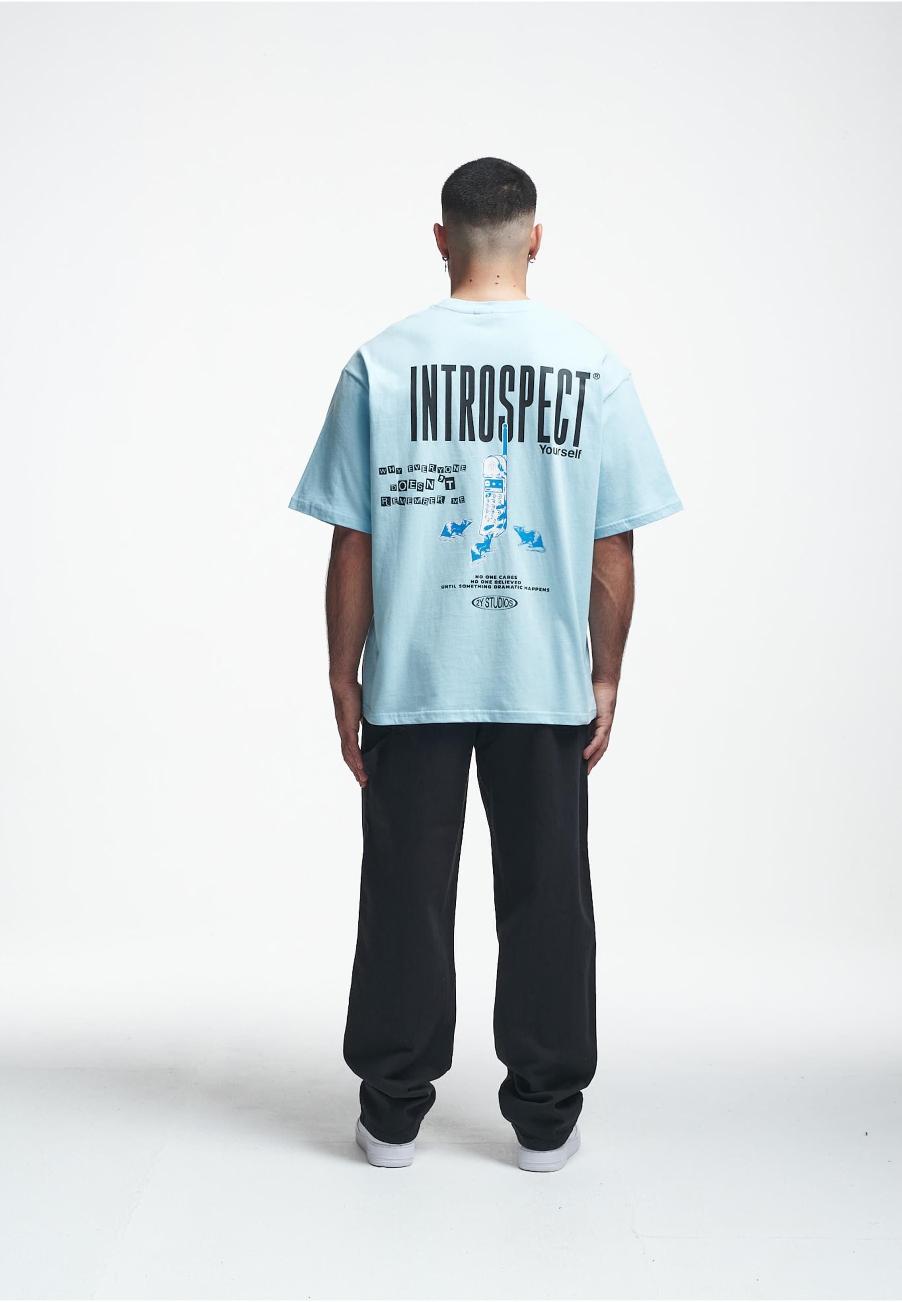 2Y Studios T-Shirt 2Y Studios Herren 2Y Introspect Oversize Tee (1-tlg)