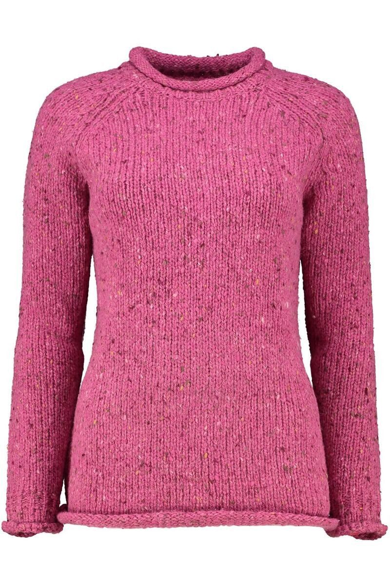 Strickpullover aus Donegal- Tweedgarn