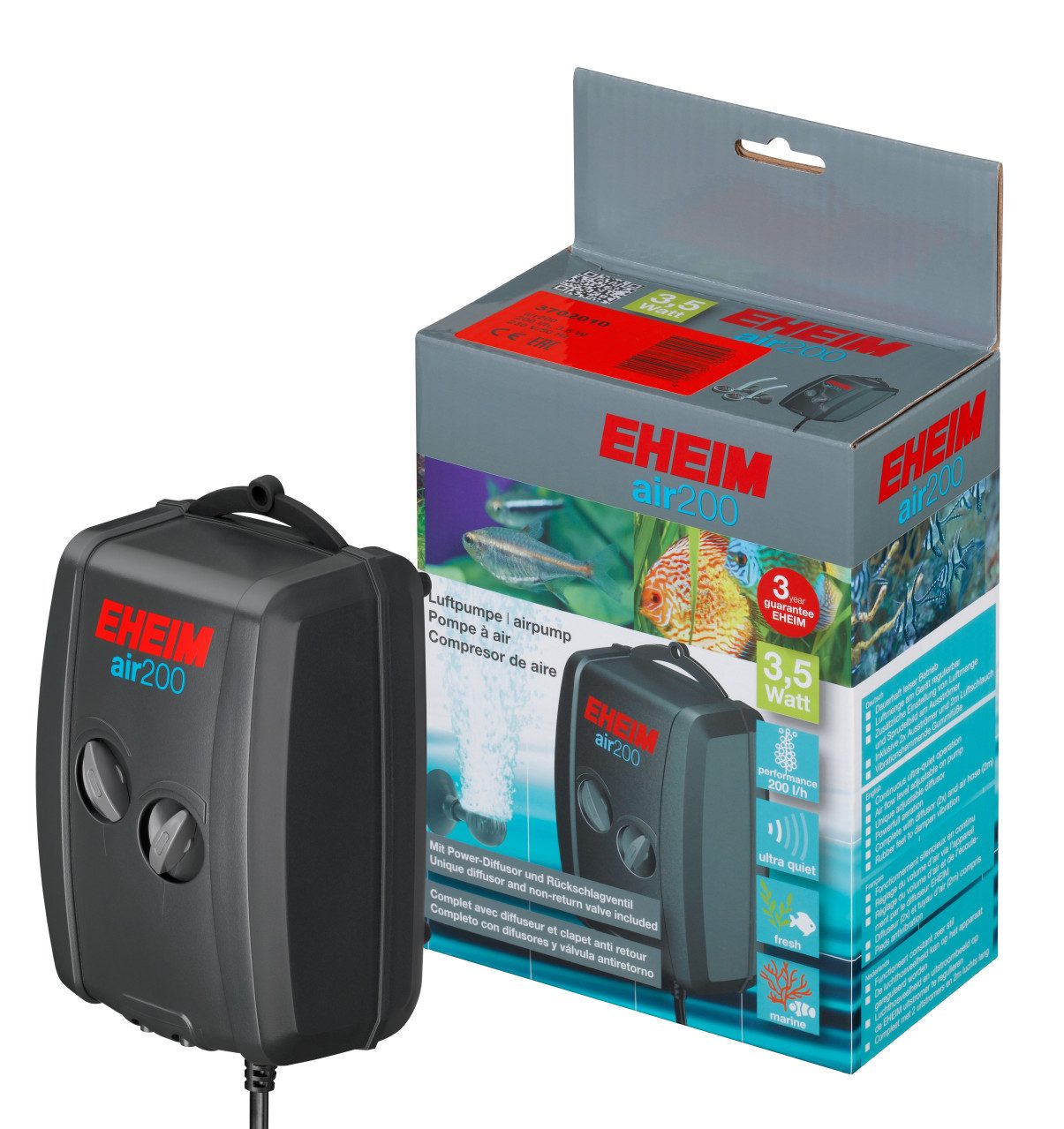 EHEIM Aquarium-Pumpensteuerung Eheim Luftpumpe air200
