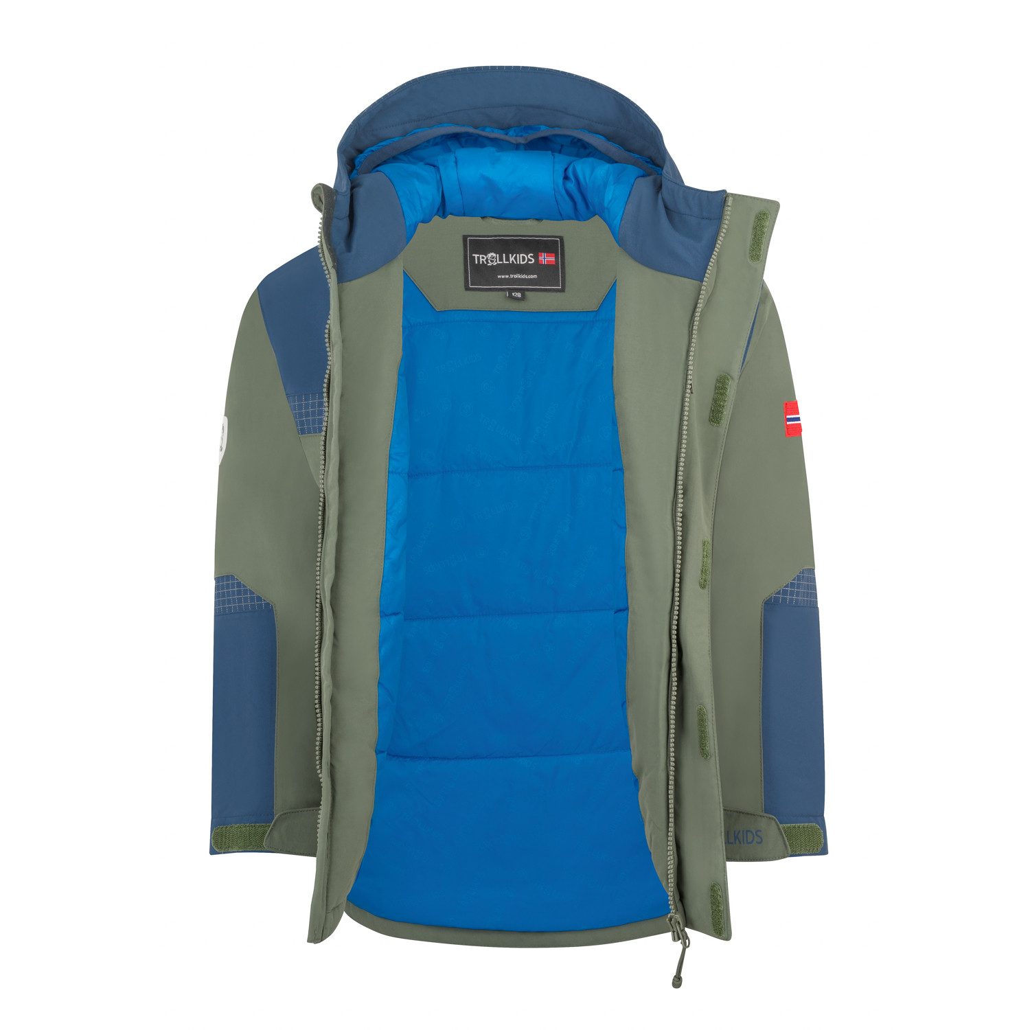TROLLKIDS Winterjacke KIDS FINNMARK JACKET XT wasserdicht, winddicht, atmungsaktiv, warm gefüttert