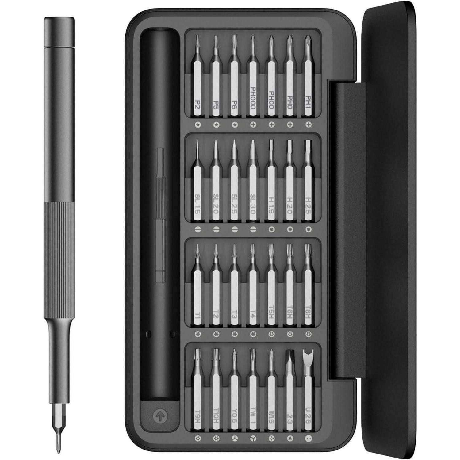 LuxusKollektion Werkzeugset Feinmechaniker Schraubendreher Set 28in1 magnetisch für Handy PC