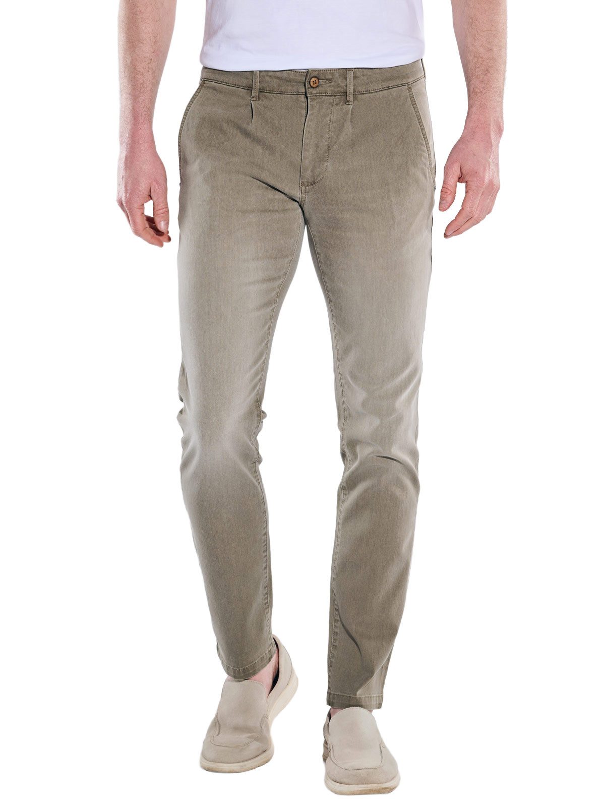 Stretch-Jeans Herren Jeans 5-Pocket Superstretch, Braun