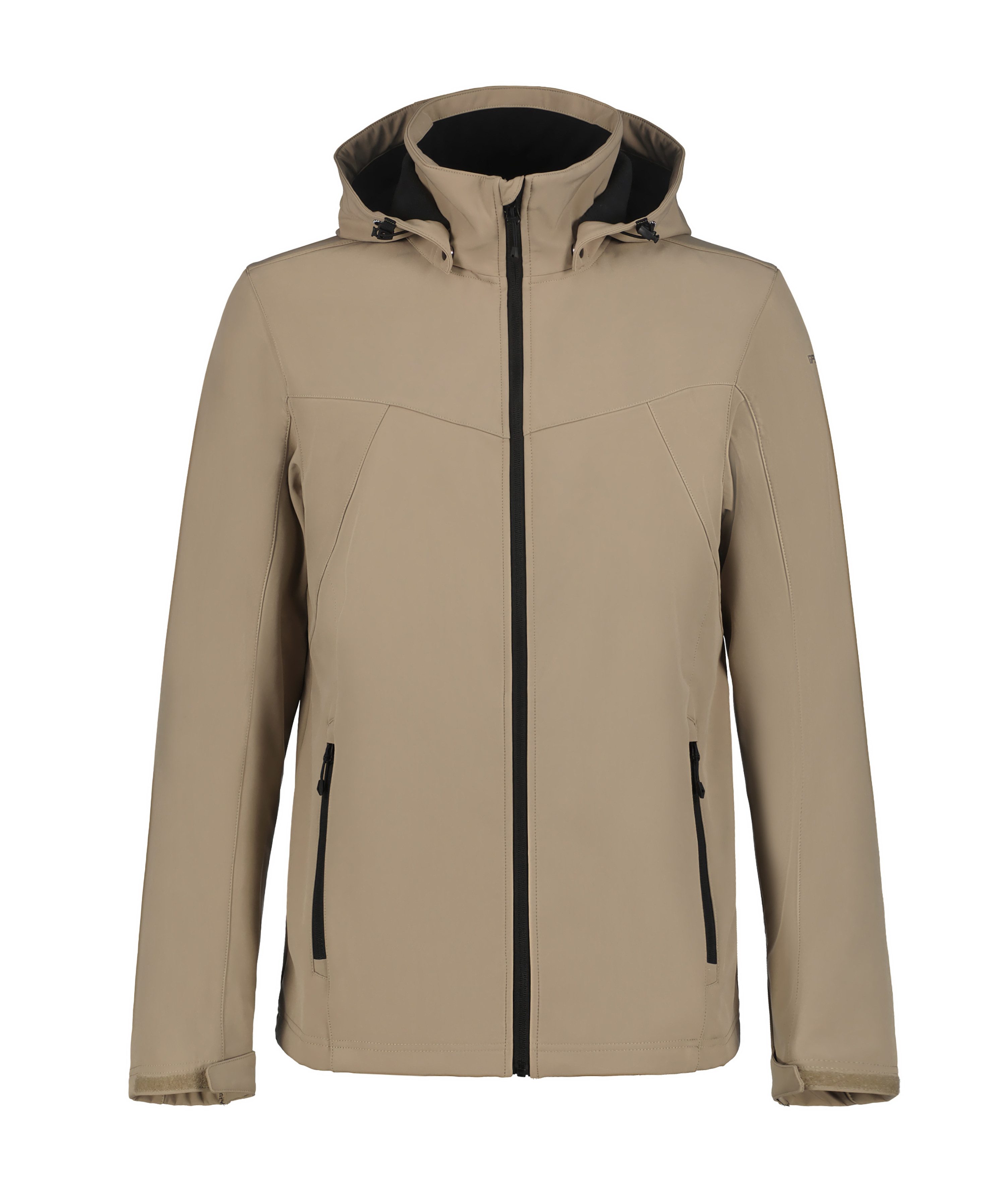 Icepeak Softshelljacke ICEPEAK BRIMFIELD mit abnehmbarer Kapuze, winddicht, wasserabweisend, atmungsaktiv