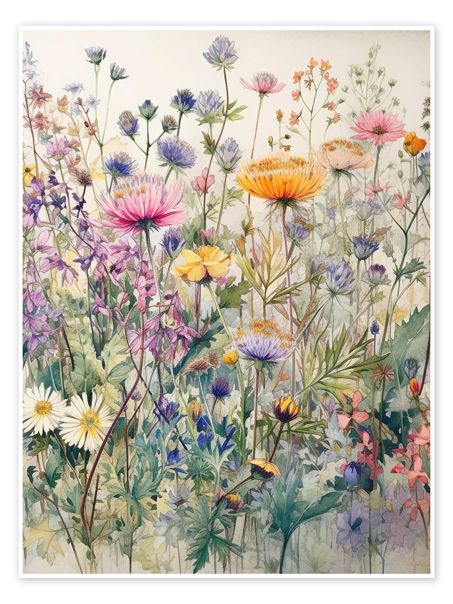 Posterlounge Poster Ryley Gray, Wildblumen II, günstig online kaufen