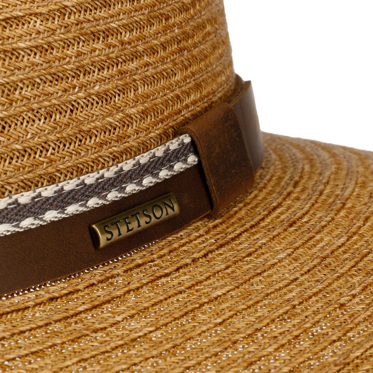 Stetson Sonnenhut (1-St) Sommerhut mit Lederband