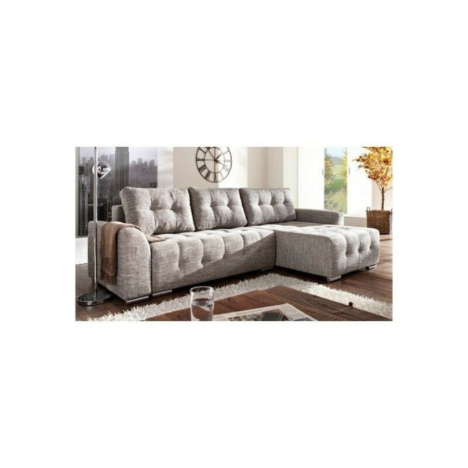 JVmoebel Sofa, Design Ecksofa Sofa Loft Bettfunktion Couch Polster Sitz Eck Sofa