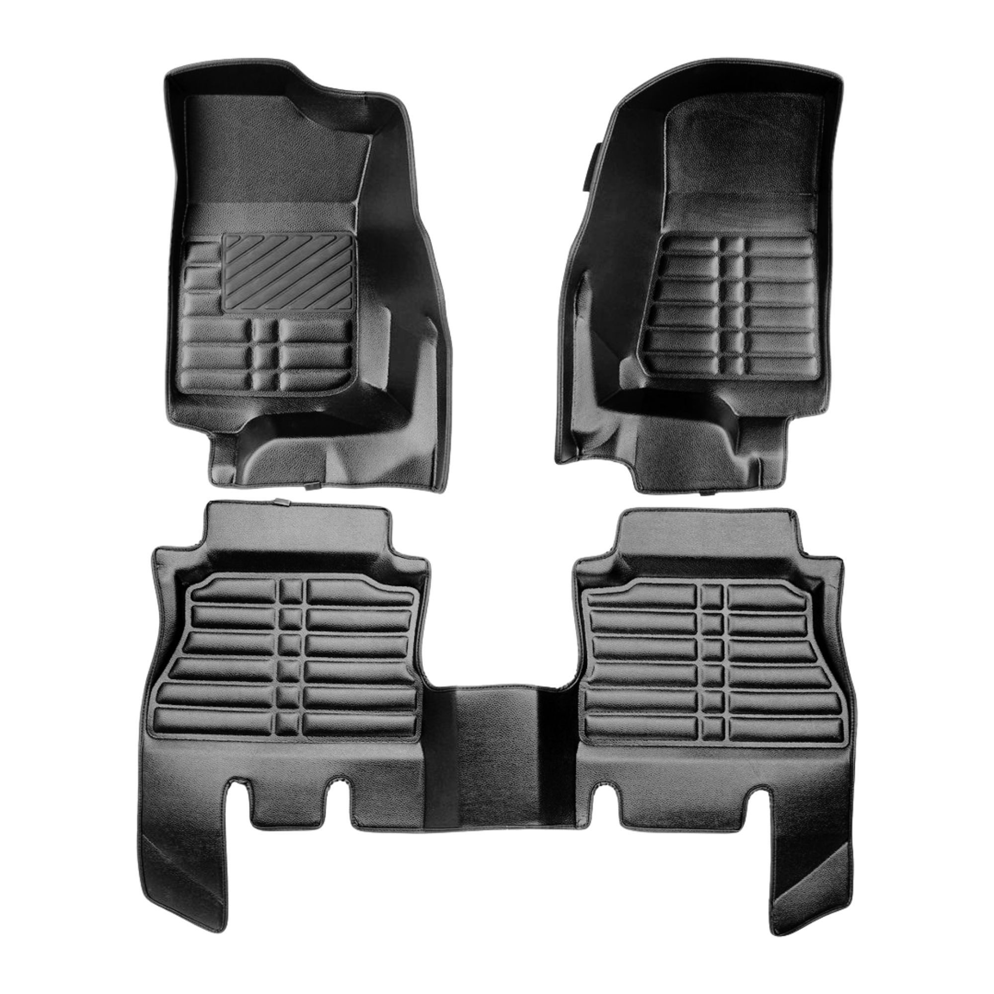 fussmattenprofi.com Auto-Fußmatte 5D Premium Auto Fussmatten für Jeep Wrangler (JL) 2018-2026 (1 St), für Jeep Jeep Wrangler JL