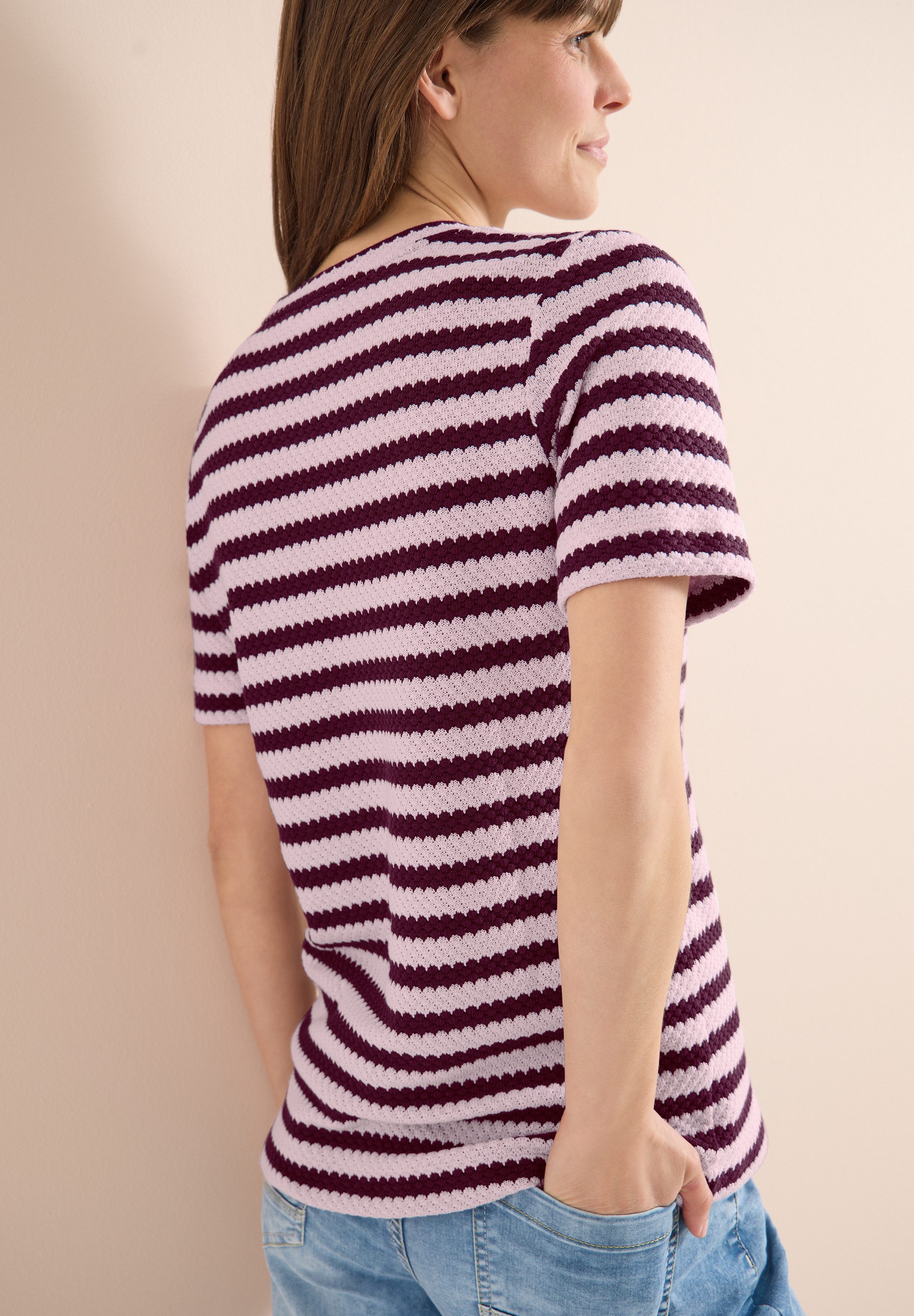 CECIL Strickpullover mit Streifen Muster günstig online kaufen