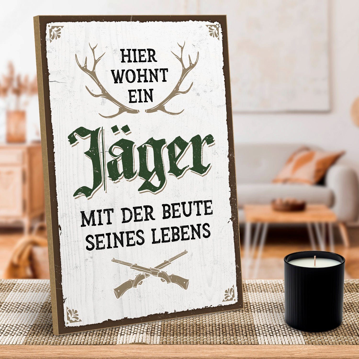 ARTFAVES Holzbild Holzschild mit Spruch - günstig online kaufen