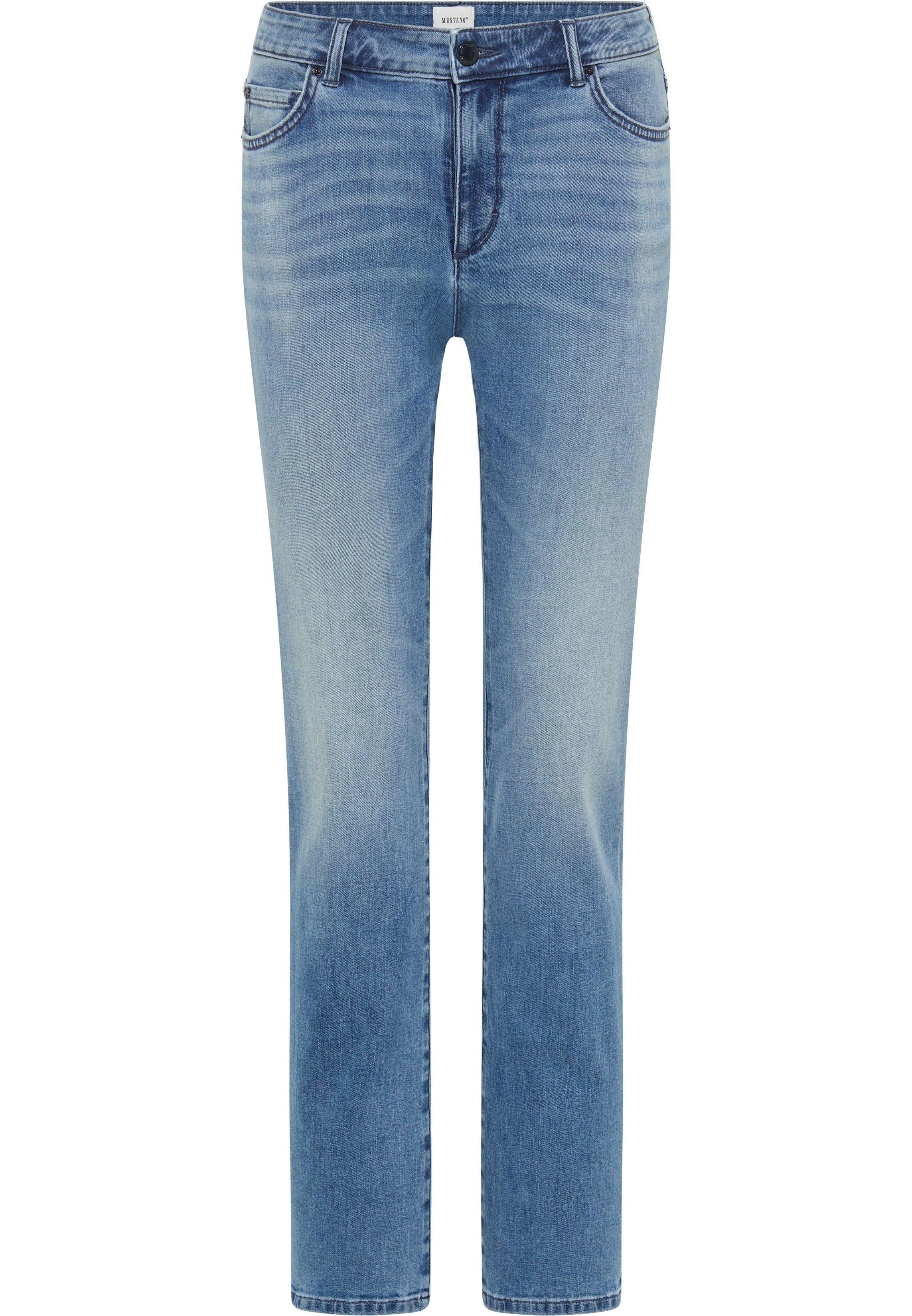 Straight-Jeans Straight mittelblau-5000413 Crosby Style MUSTANG Relaxed