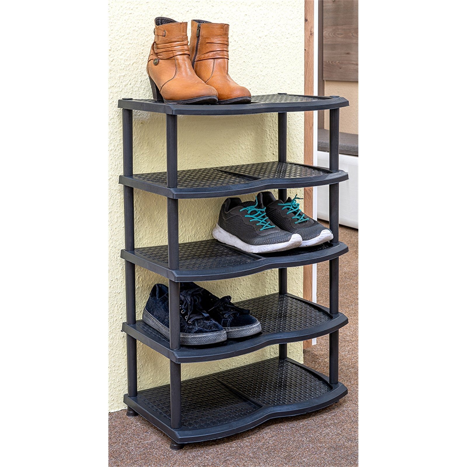 HTI-Living Schuhregal Schuhregal 5 Etagen für 10 Paar Schuhe, 1-tlg., Etage günstig online kaufen