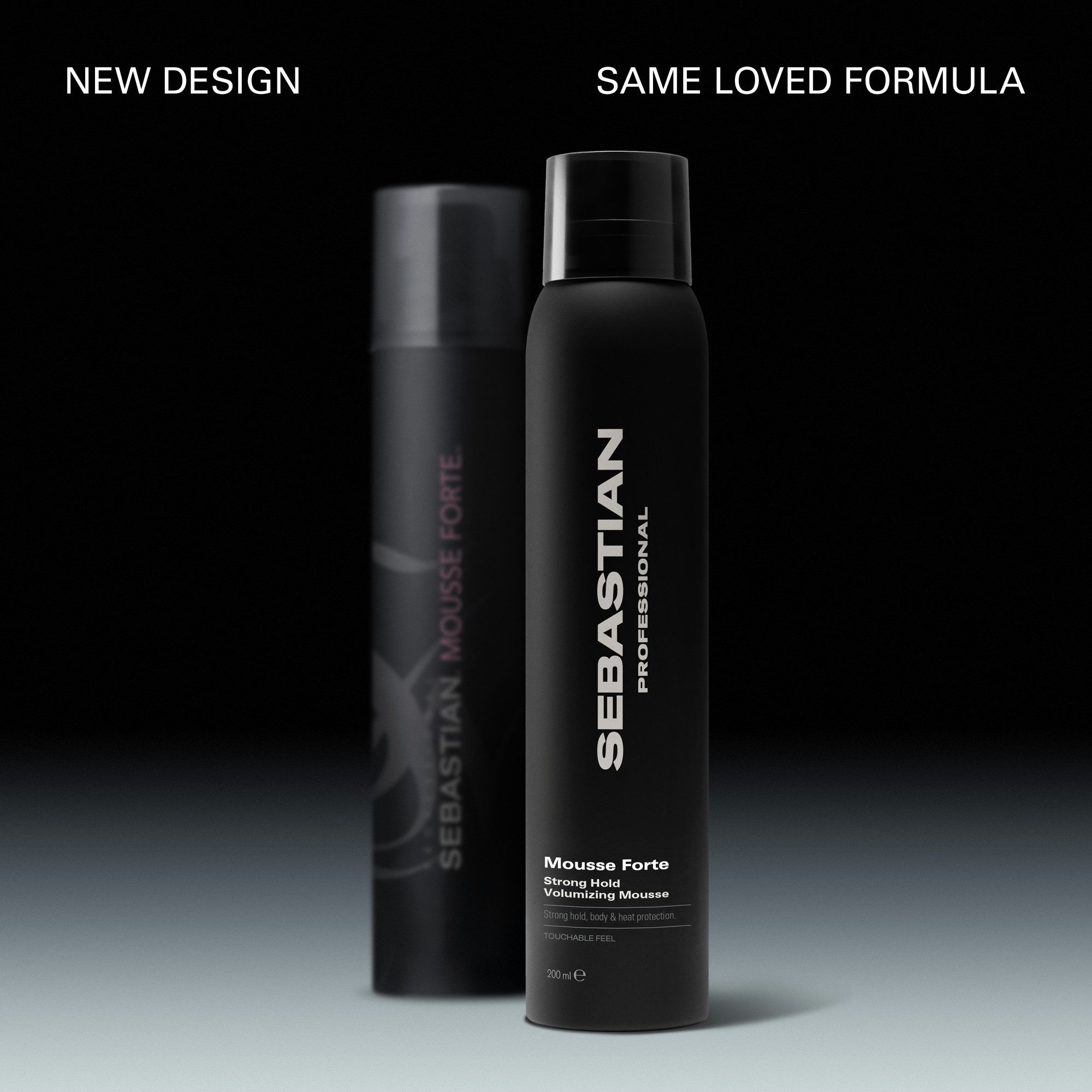 Sebastian Professional Haarfluid Mousse Forte, für glanzloses Haar, gegen Frizz, volumenverstärkende Formel