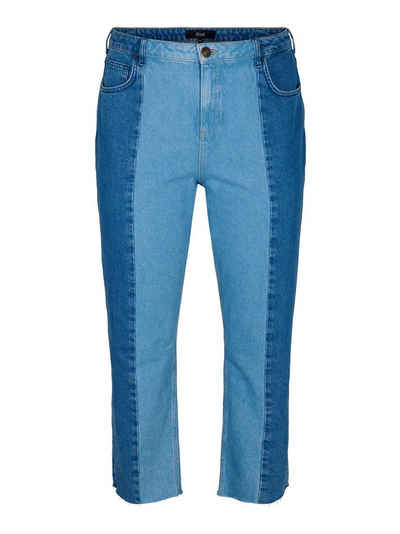 Zizzi 7/8-Jeans GALE (1-tlg) Plain/ohne Details