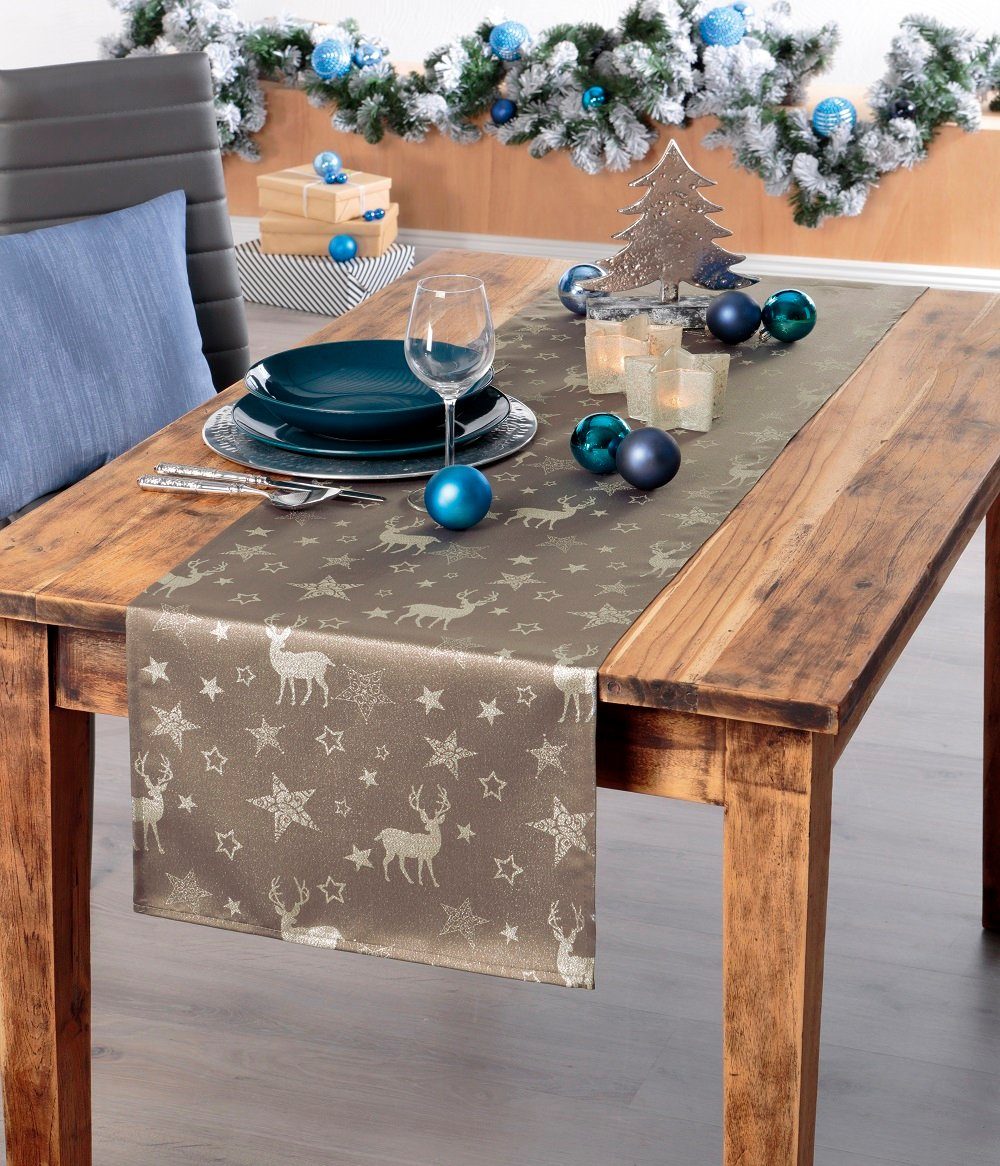 Peyer Syntex Tischläufer Weihnachten Tischläufer Nordpol günstig online kaufen