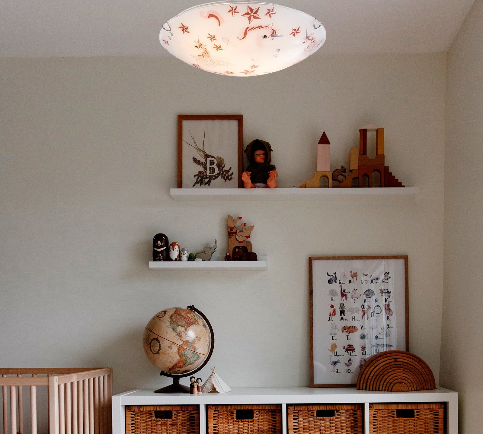 bmf-versand Deckenleuchte Deckenleuchte LED Kinderzimmer Deckenlampe Mädche günstig online kaufen