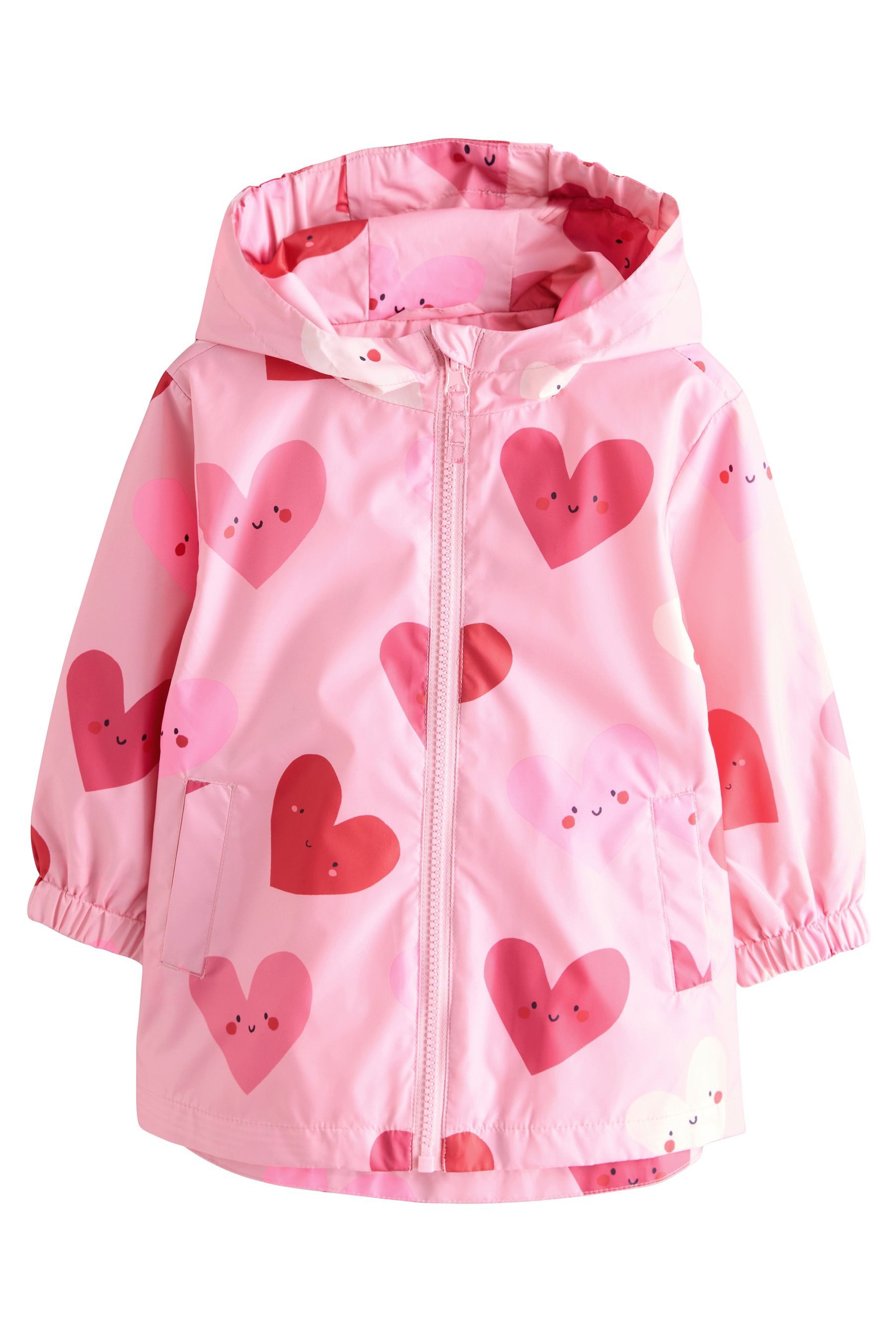 Next Regenjacke Spritzwasserabweisende Regenjacke mit Print (1-St)