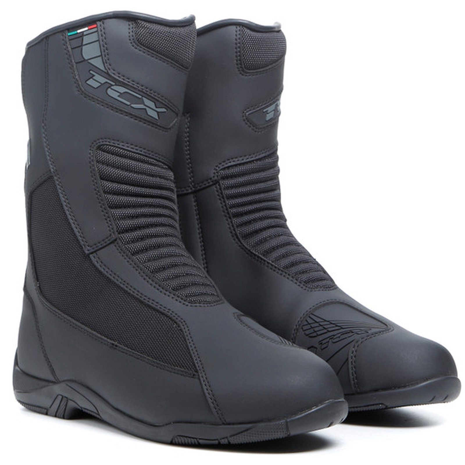 TCX TCX Explorer.4 GTX Motorradstiefel Herren schwarz 46 Motorradstiefel (Packung, Antistatische und Öl- und Benzinfeste Sohle)