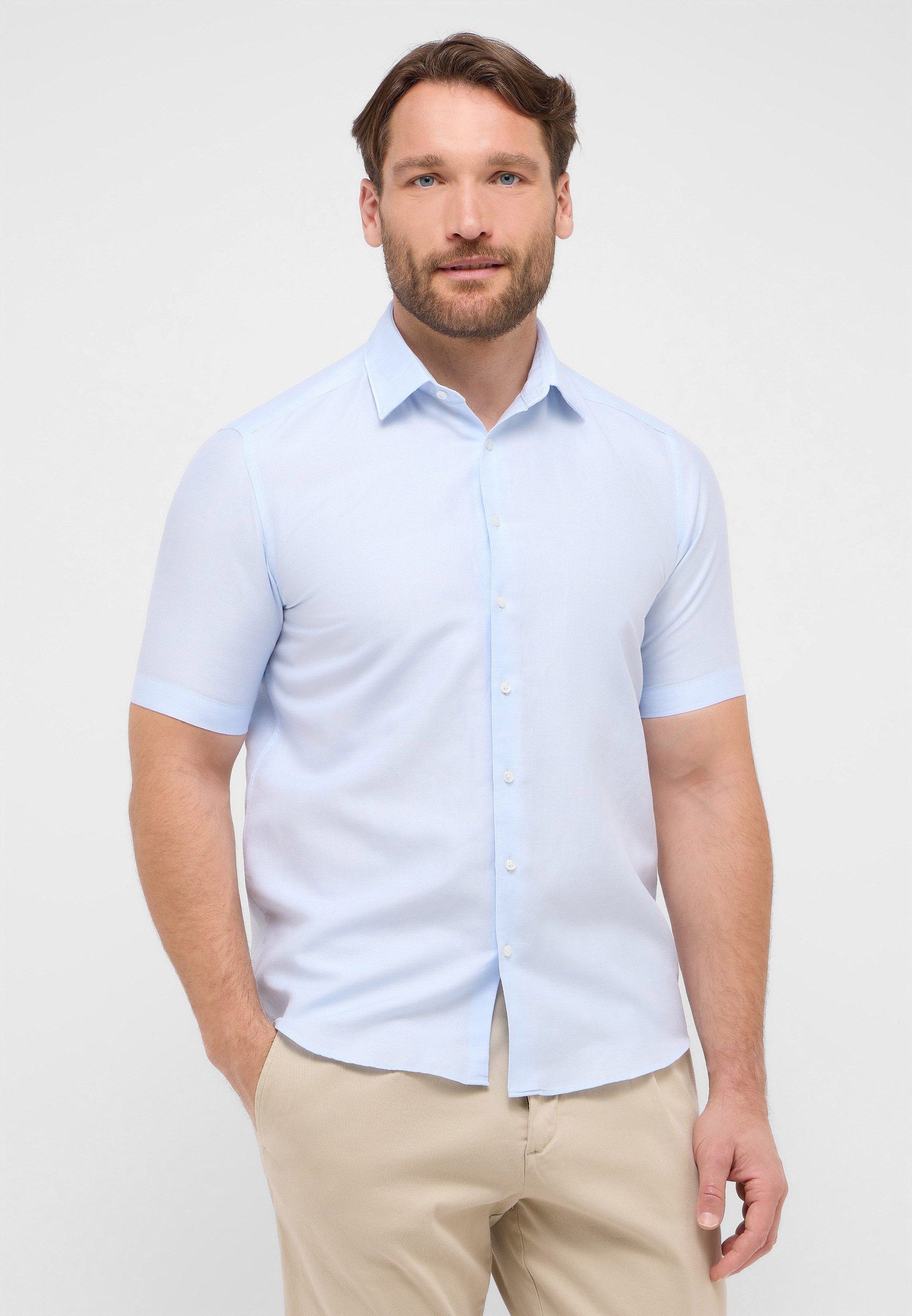 Eterna Kurzarmhemd COMFORT FIT EASY IRON günstig online kaufen